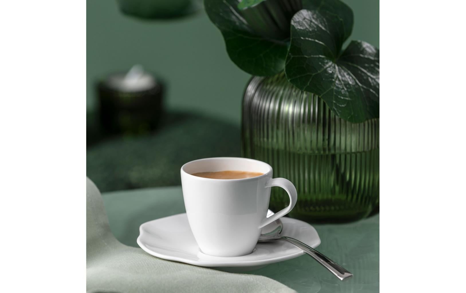 Villeroy & Boch Soucoupe »Pura 6 Stück« Elegante Untertasse für Espresso und Mokka