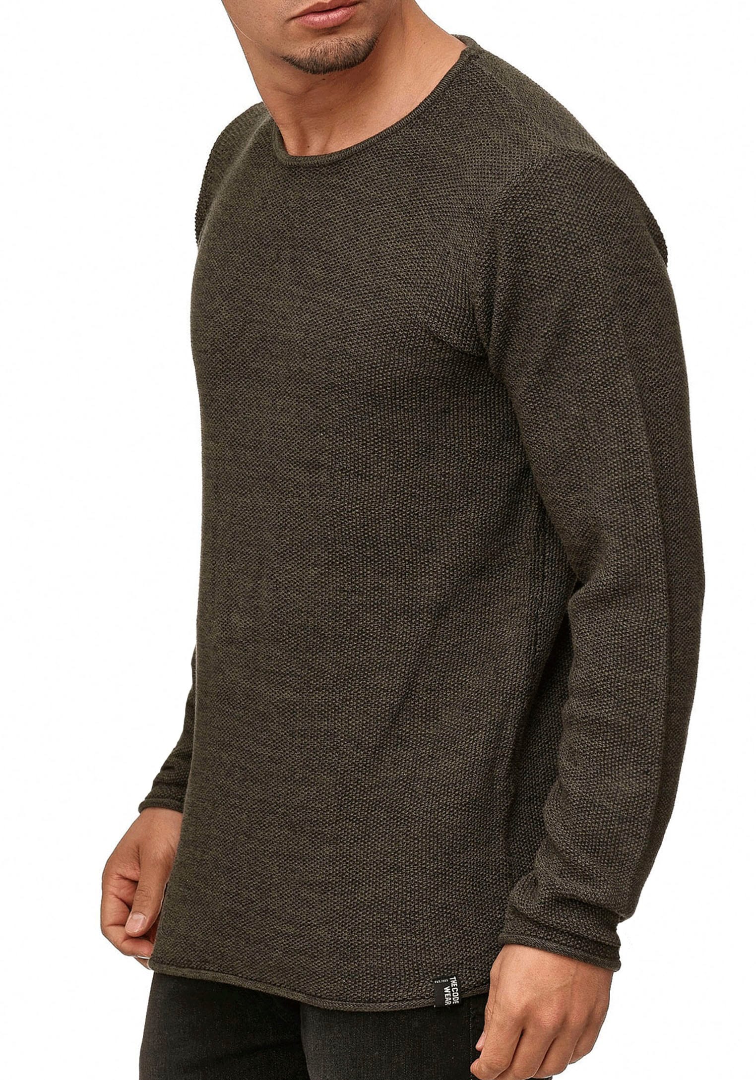 Indicode Pull à col rond »Kristian«