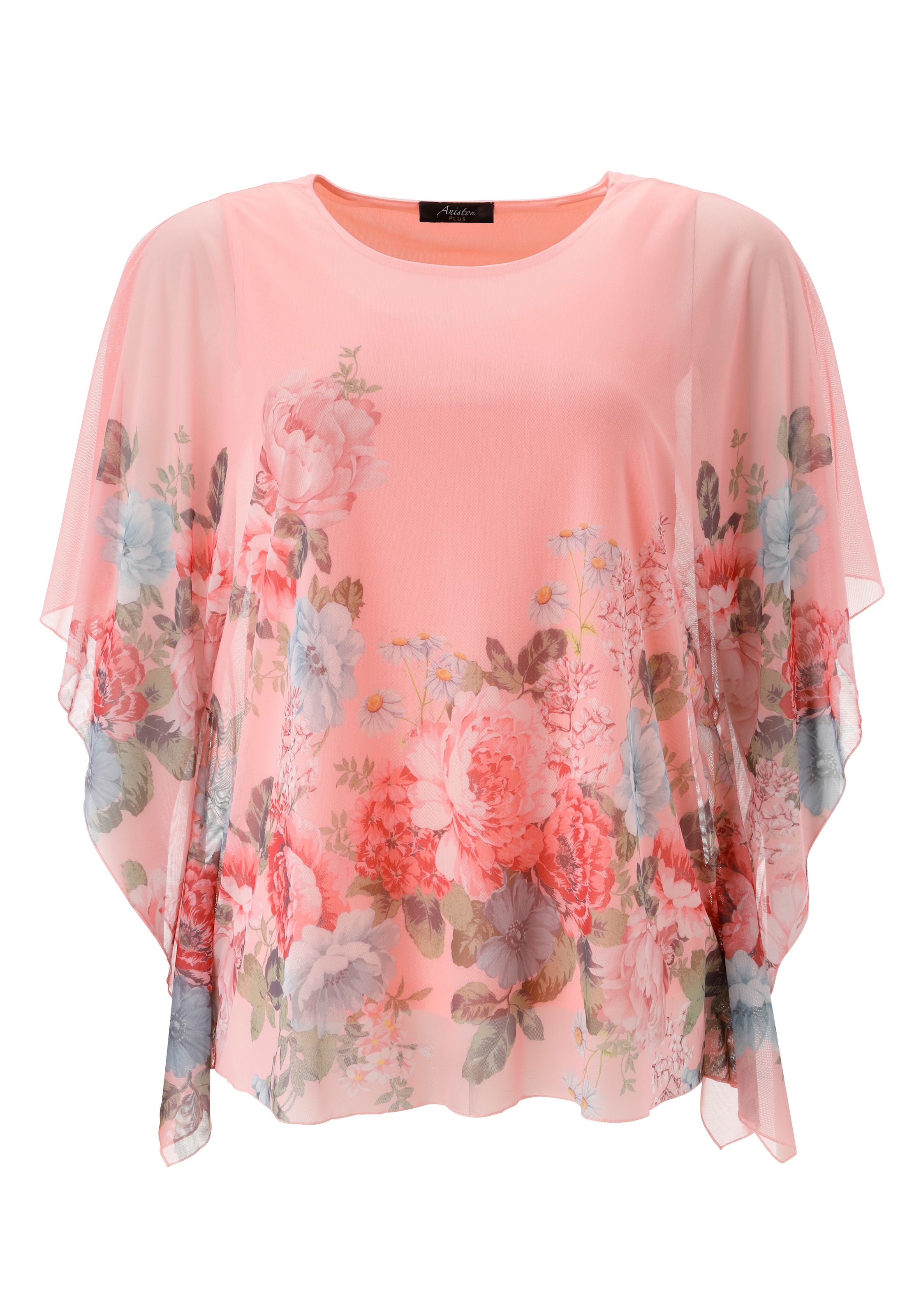 Aniston PLUS Blusenshirt sanft fallende Meshqualität - NEUE KOLLKTION