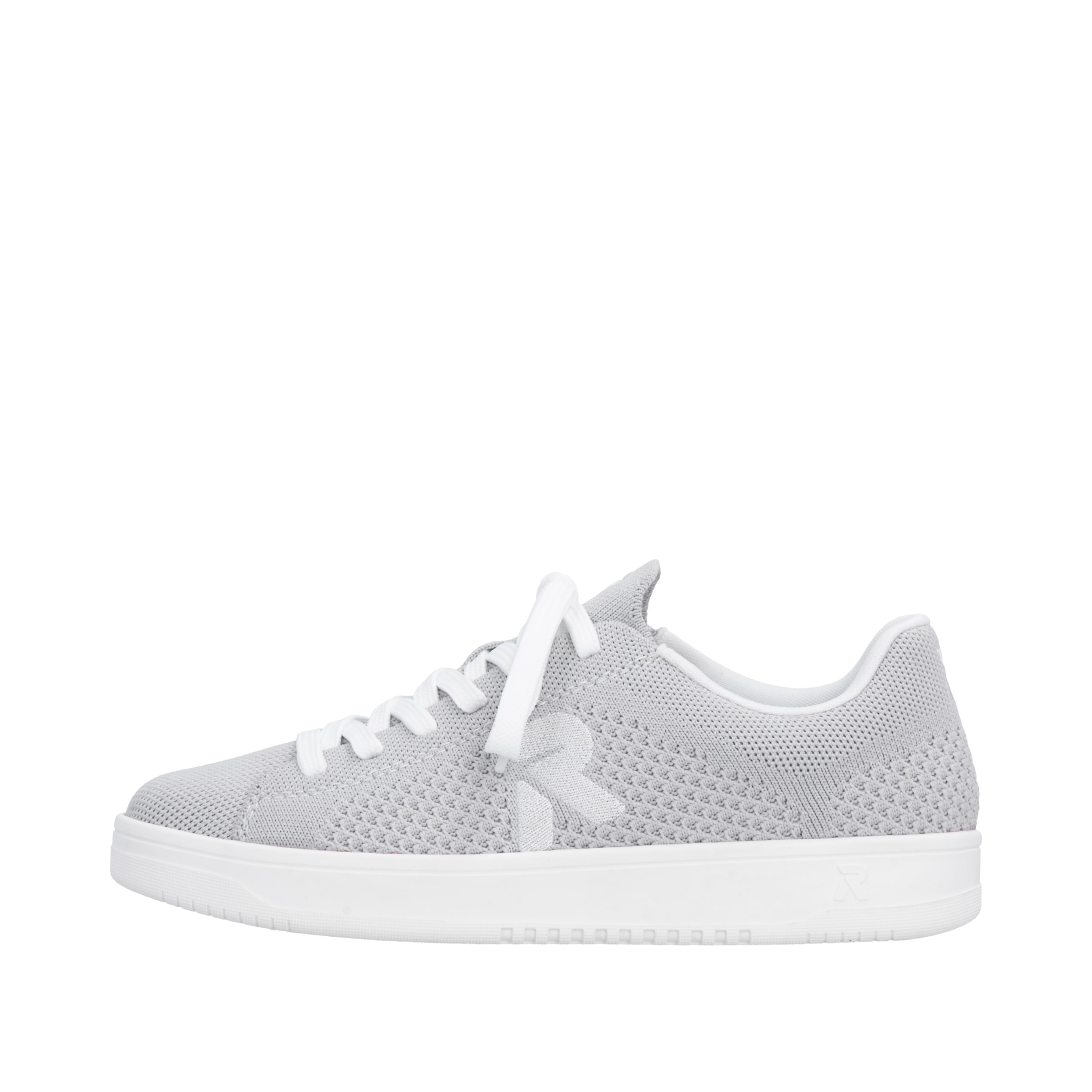 RIEKER Sport Baskets à plateforme  Sneaker slip-on, chaussure basse, sneaker décontracté avec laçage appliqué