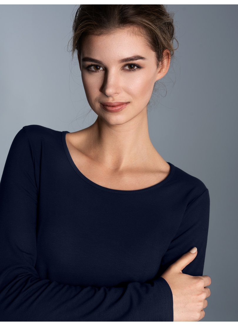 Trigema T-shirt à manches longues »TRIGEMA Shirt aus Viskose Langarm« 1 cuis