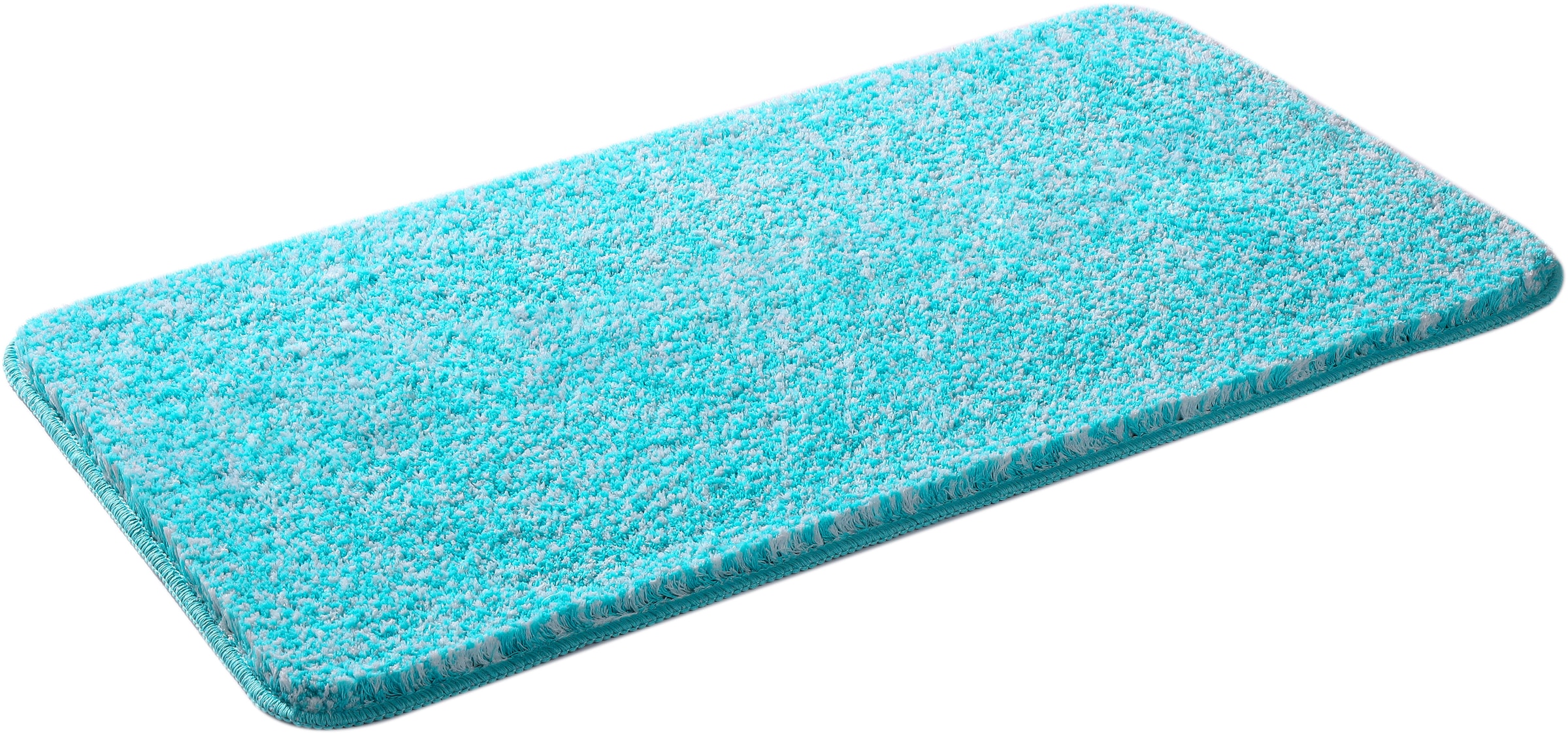 GOODproduct Tapis de bain »Vanessa meliert, Badvorleger, Badezimmer Teppich, Duschvorleger« Höhe 20 mm revêtement antidérapant Résistant tapis de bain, toucher doux, uni