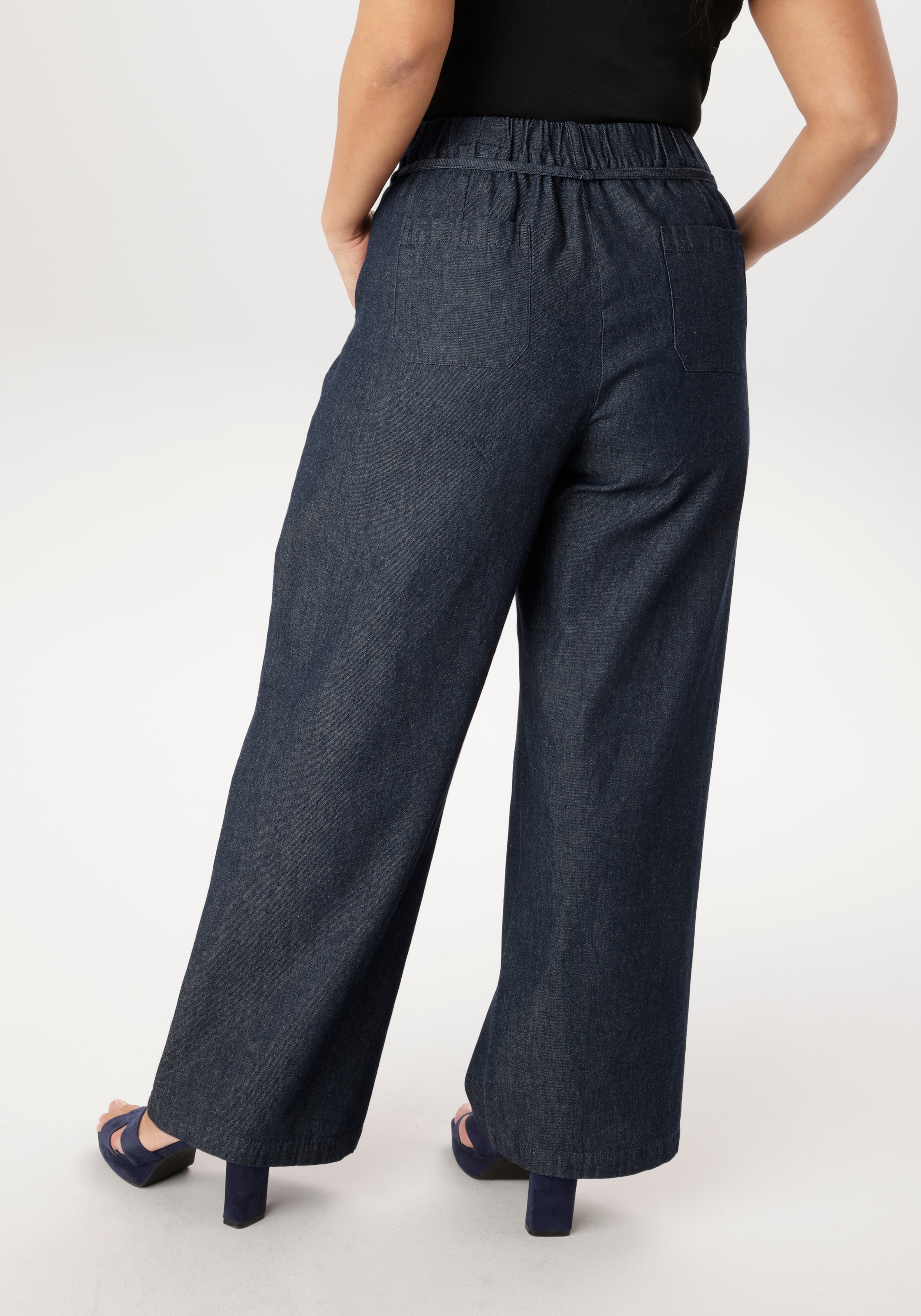 Aniston PLUS Jeans large mit elastischen Bund - NEUE KOLLEKTION