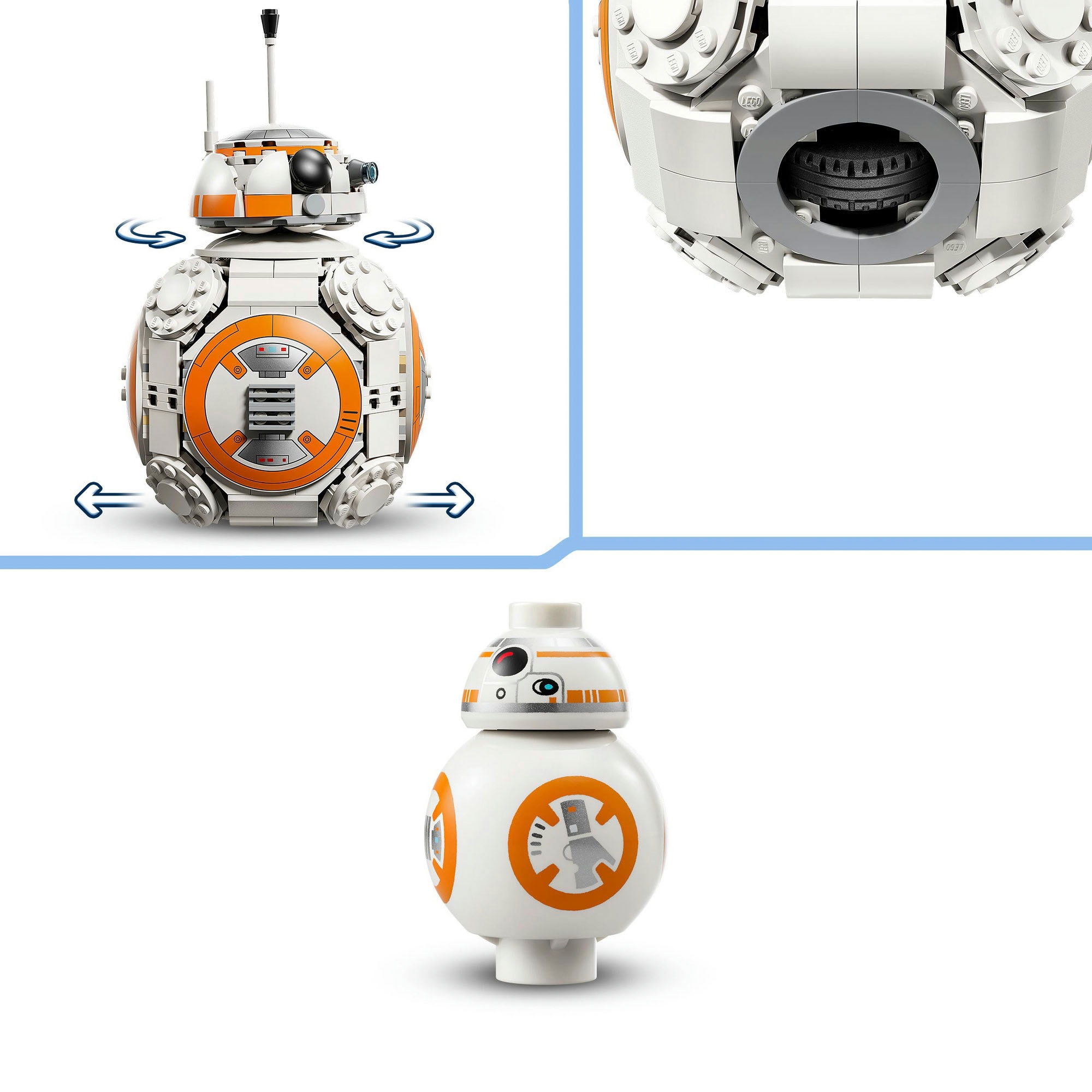 LEGO® Konstruktionsspielsteine »Der Astromech-Droide BB-8 (75452), LEGO Star Wars«
