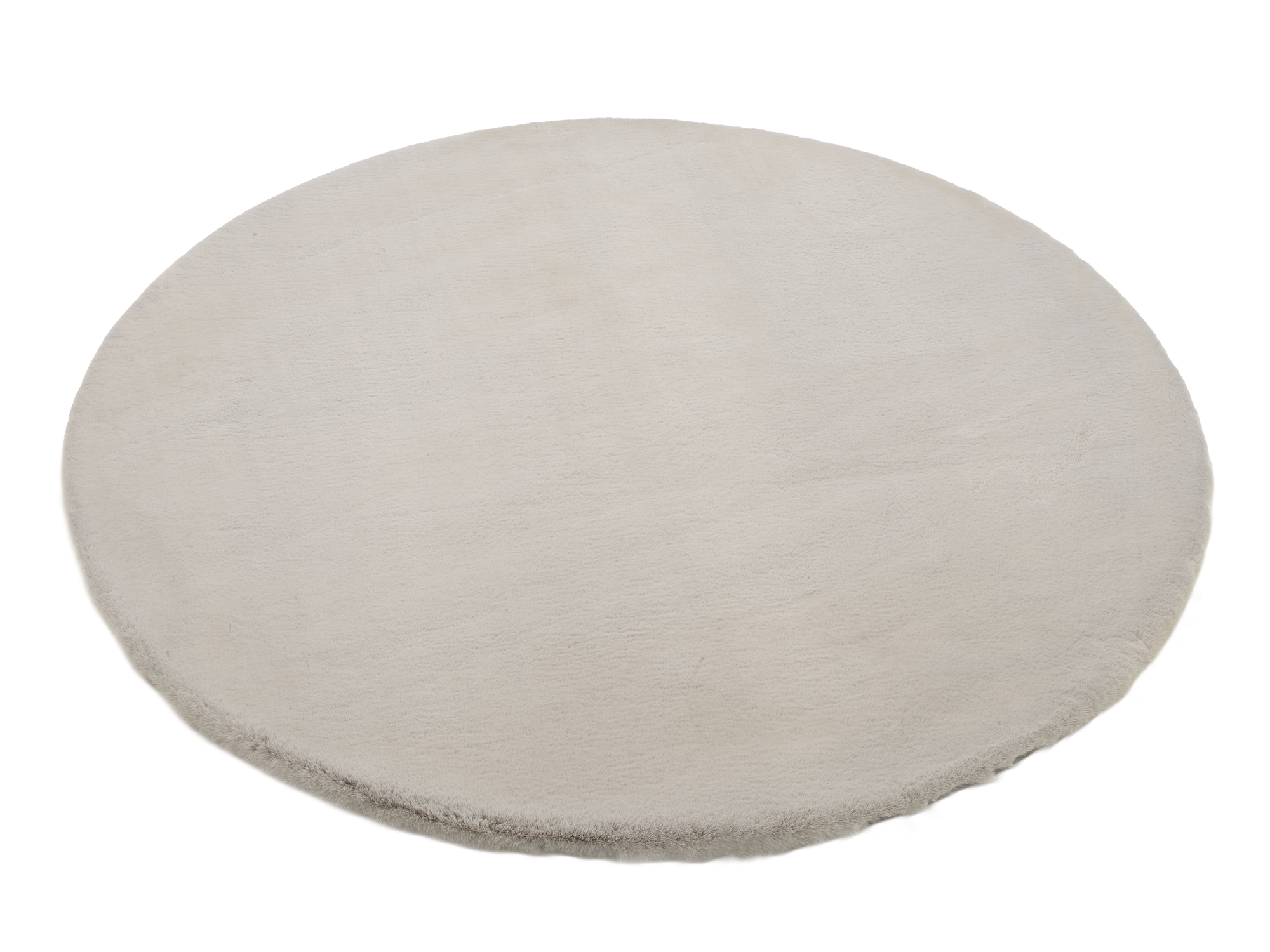 OCI DIE TEPPICHMARKE Hochflor-Teppich »ALISSA« rund 38 mm Höhe Kuschelig weicher Flor, Kaninchen Fell Haptik, getuftet