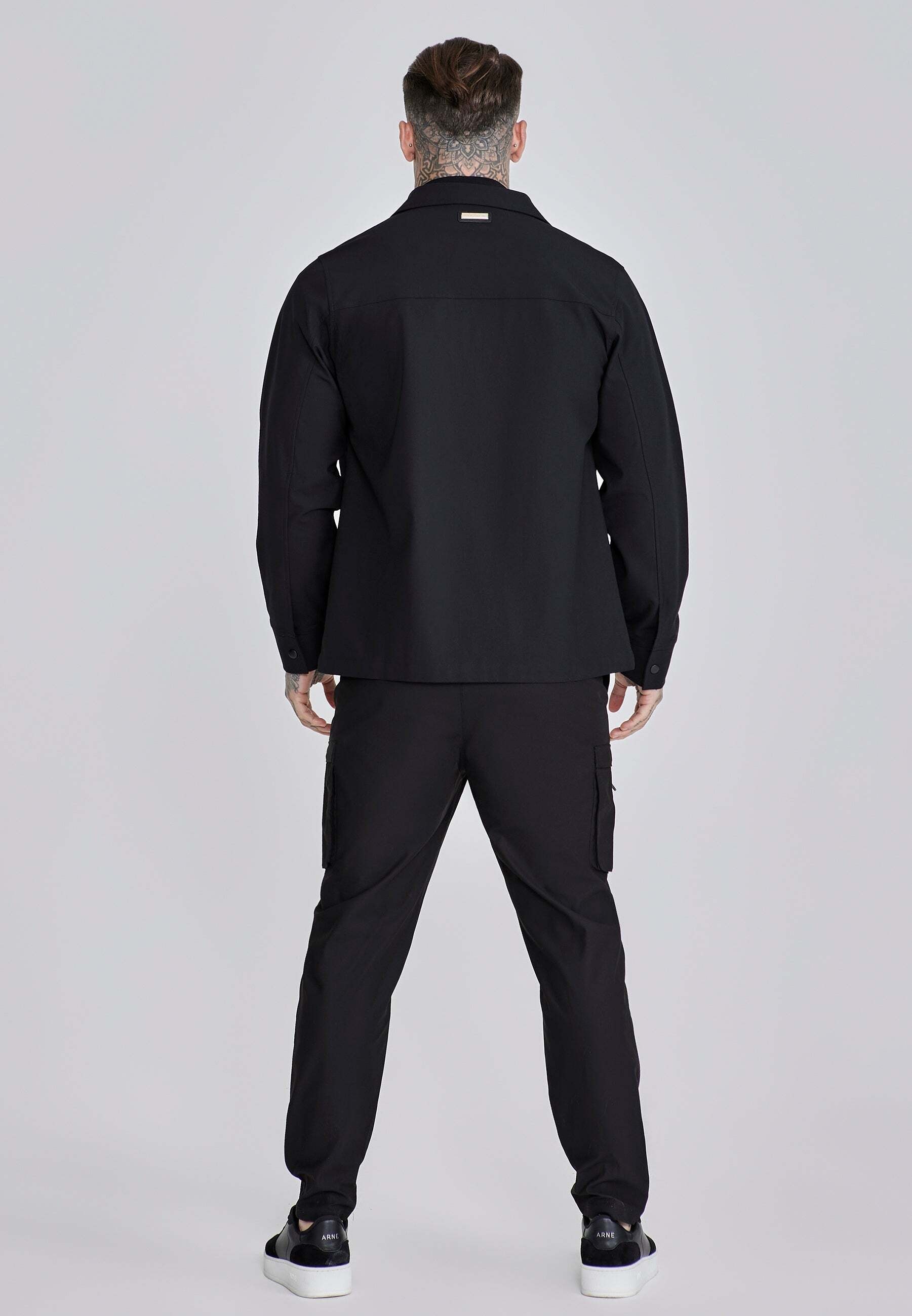 Siksilk Langarmhemd »Siksilk Overshirt Utility Overshirt«
