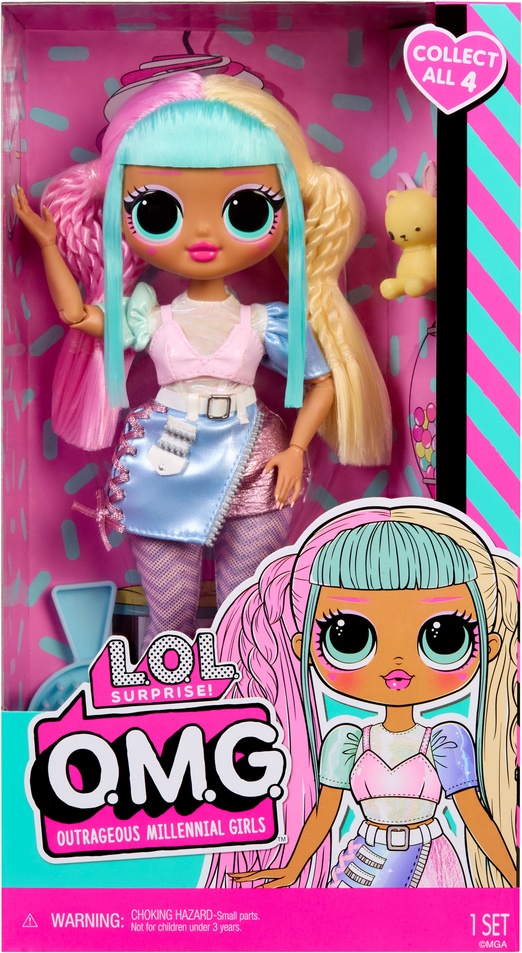 L.O.L. SURPRISE! Anziehpuppe »L.O.L. Surprise OMG Entry Doll - Candylicious«