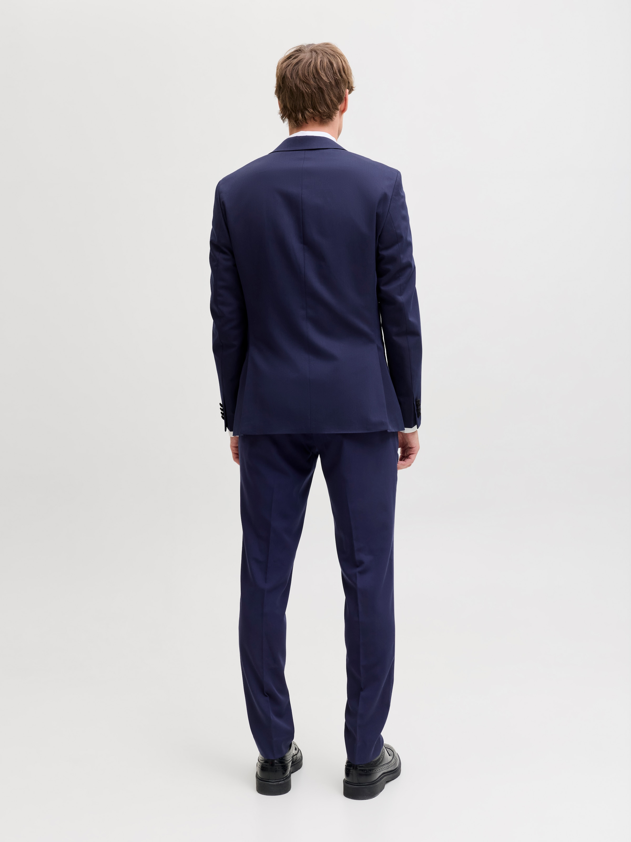Jack & Jones Anzughose »JPRFRANCO  Hose mit schmalem Bein und cleanem Look«  meliert, modisch, slim fit, Kunstfaser