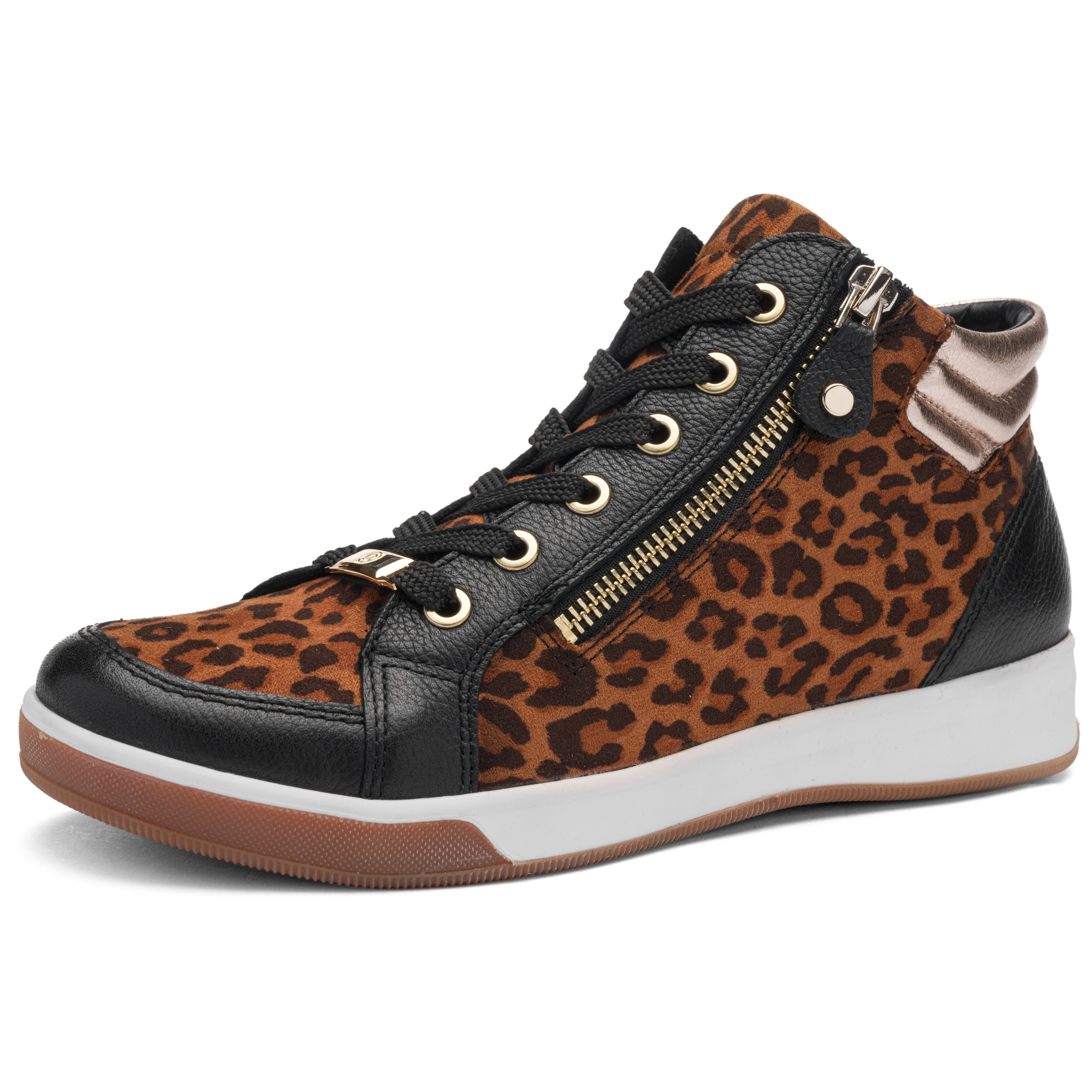 Ara Bottines de sneakers »ROM«  baskets montantes, boots à lacets avec garnitures contrastées