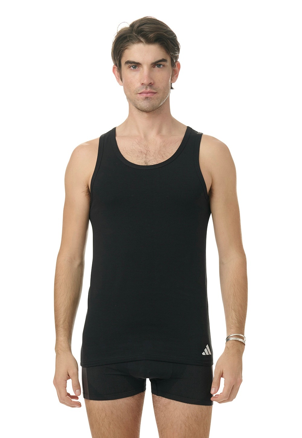 adidas Sportswear Tanktop »Active Flex Cotton« 2er Pack,  Baumwoll-Mix, elastisch, Rundhalsausschnitt