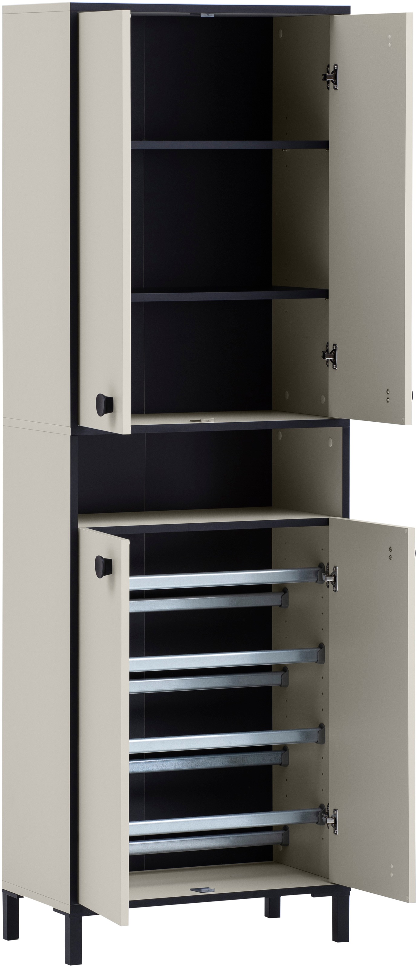 Schildmeyer Schuhschrank »Edda, Breite 60 cm, Metallgriffe, Platz für 12 Paar Schuhe« Made in Germany