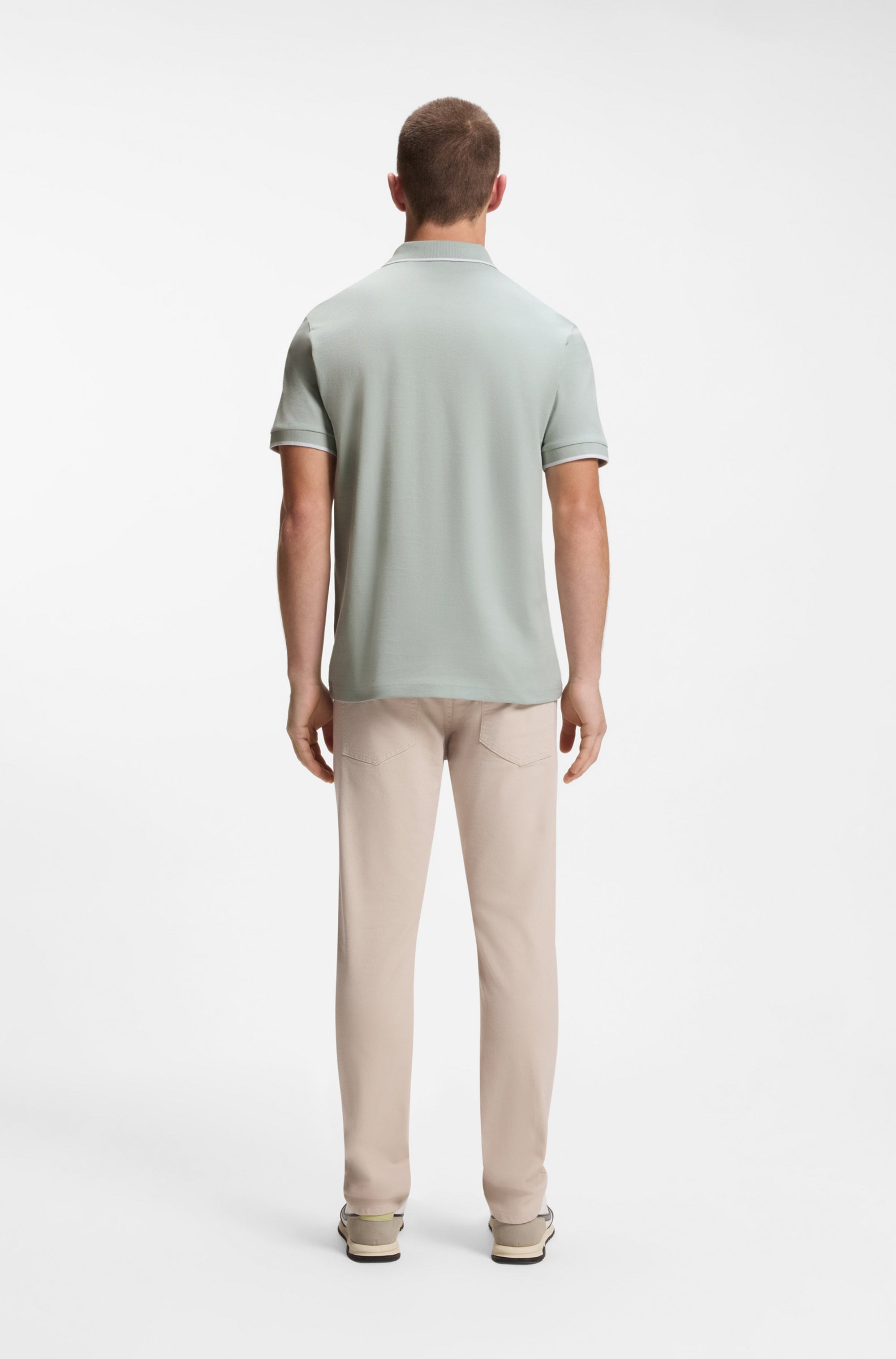 BOSS ORANGE Poloshirt »Passertip« mit BOSS Logo-Badge