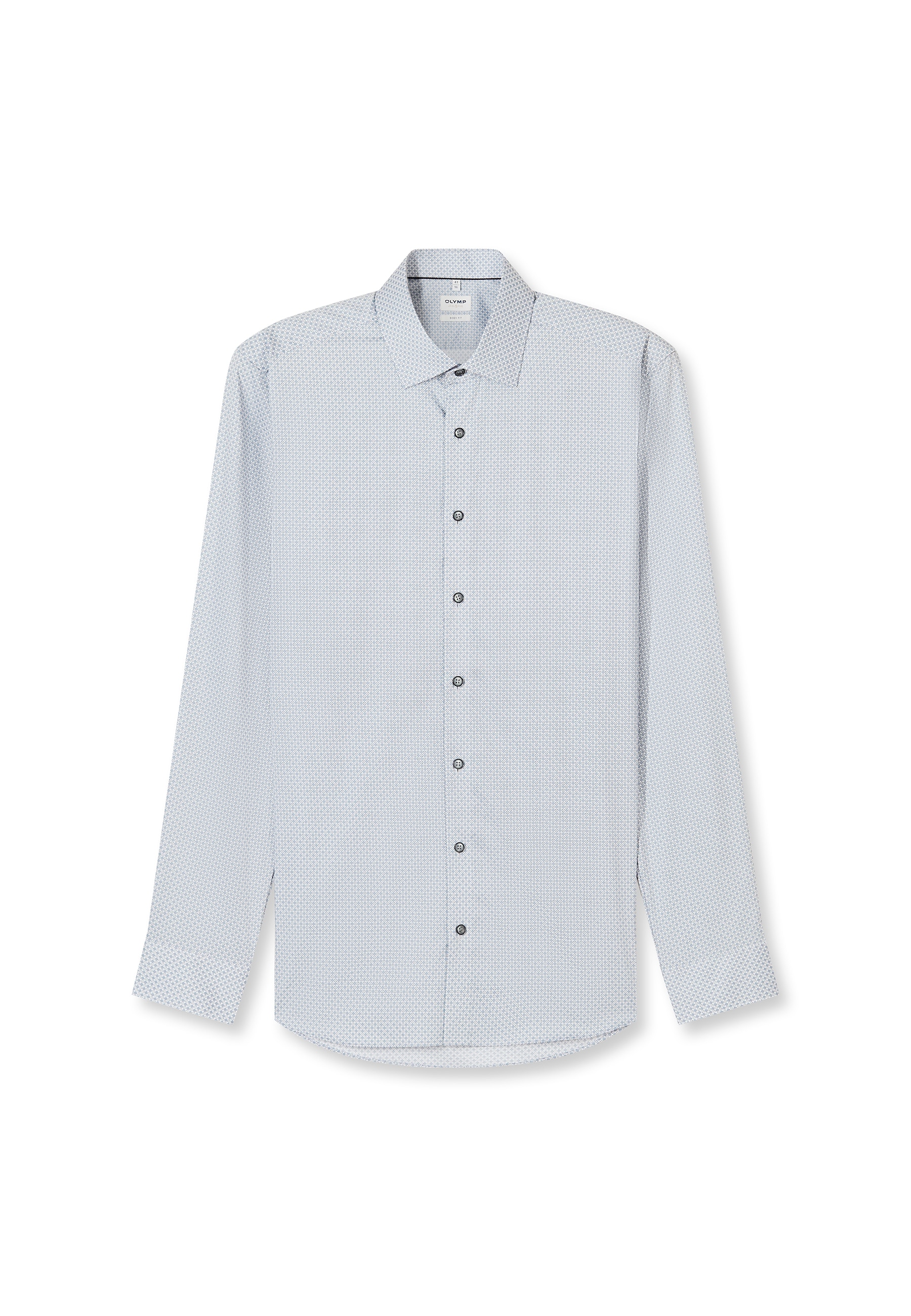 OLYMP Langarmhemd »Level Five« Businesshemd, body fit, New York Kentkragen, gemustert