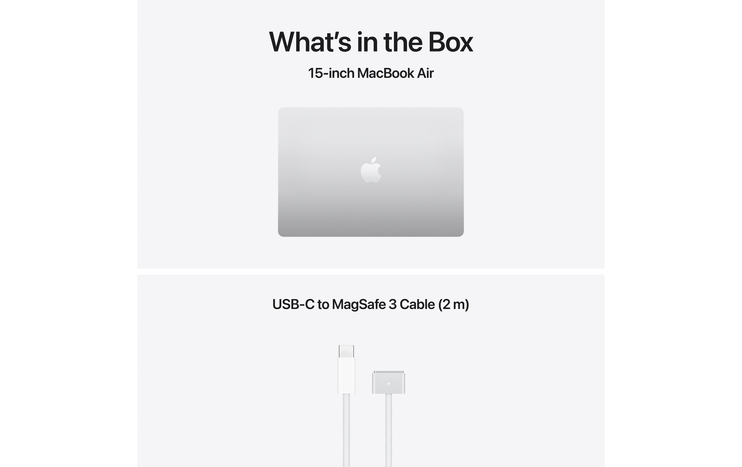 Apple Notebook »MacBook Air 15 2026 M5 10C GPU / 16 GB / 1 TB Silver« / 15,3 ″ Apple M5 Integrierte NPU (Neural Processing Unit)