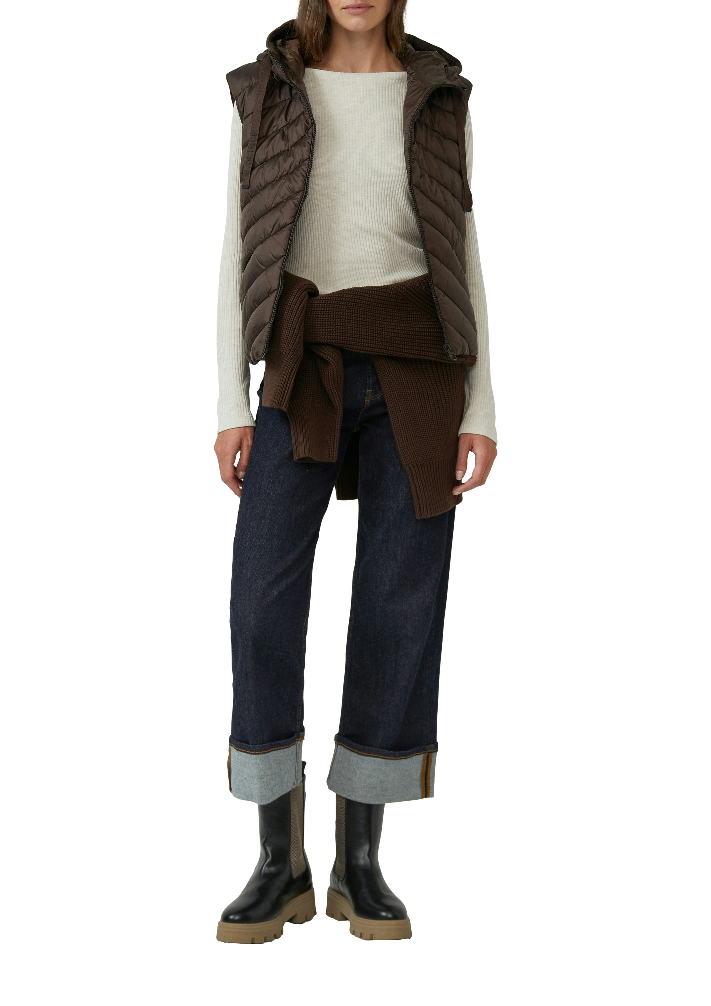 s.Oliver Langarmshirt mit U-Boot-Ausschnitt