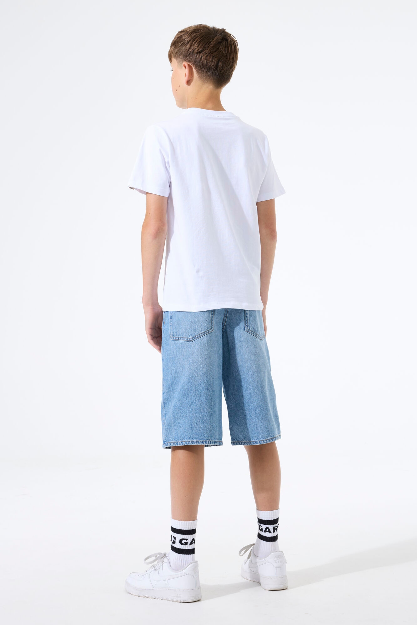 Garcia Bermuda en jean »Jayson Short« avec jambes larges, pour garçons