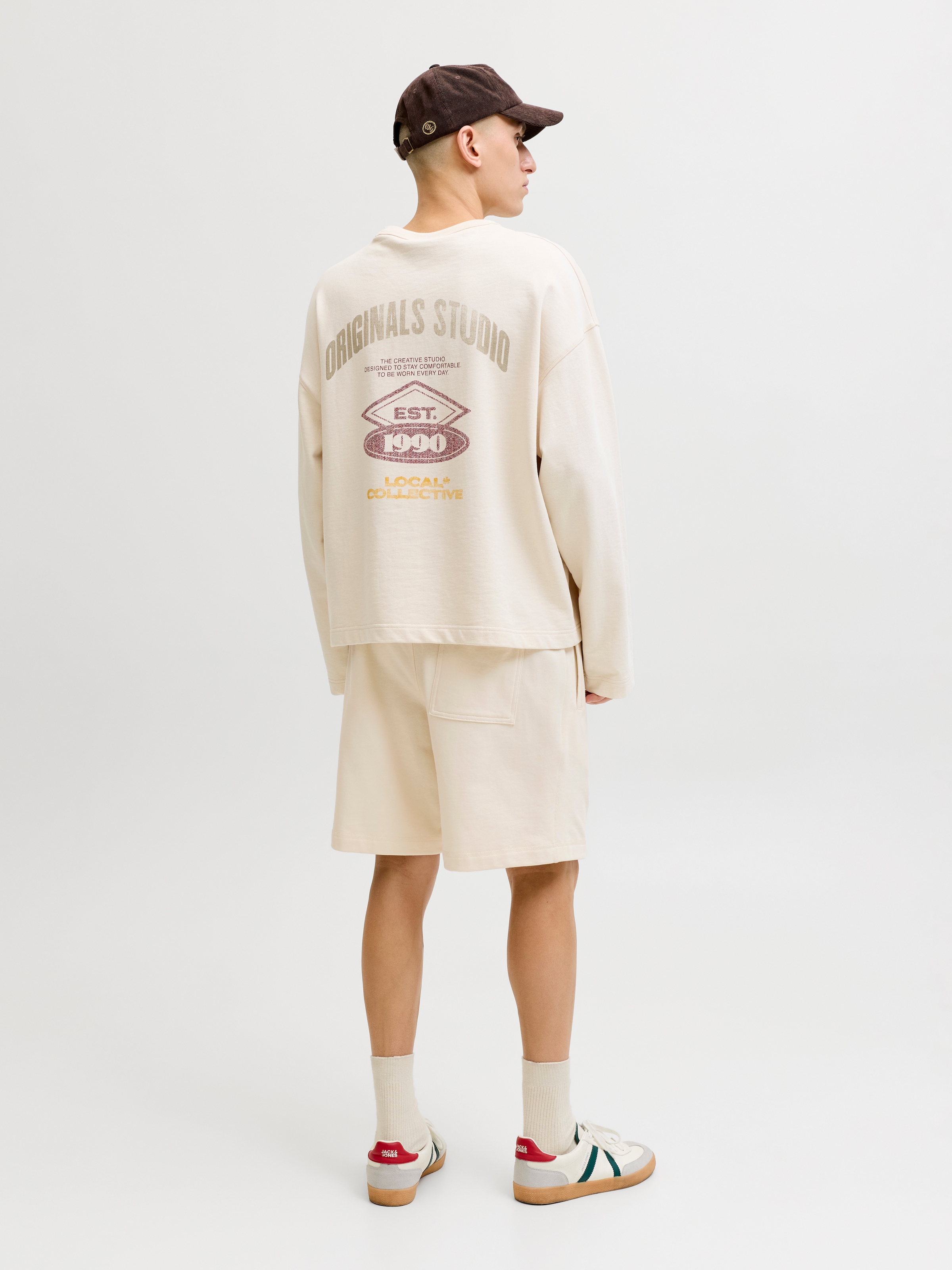 Jack & Jones Sweatshorts »JPSTKARL NORREBRO SWEAT SHORTS REG SN«  mélange coton, coupe décontractée