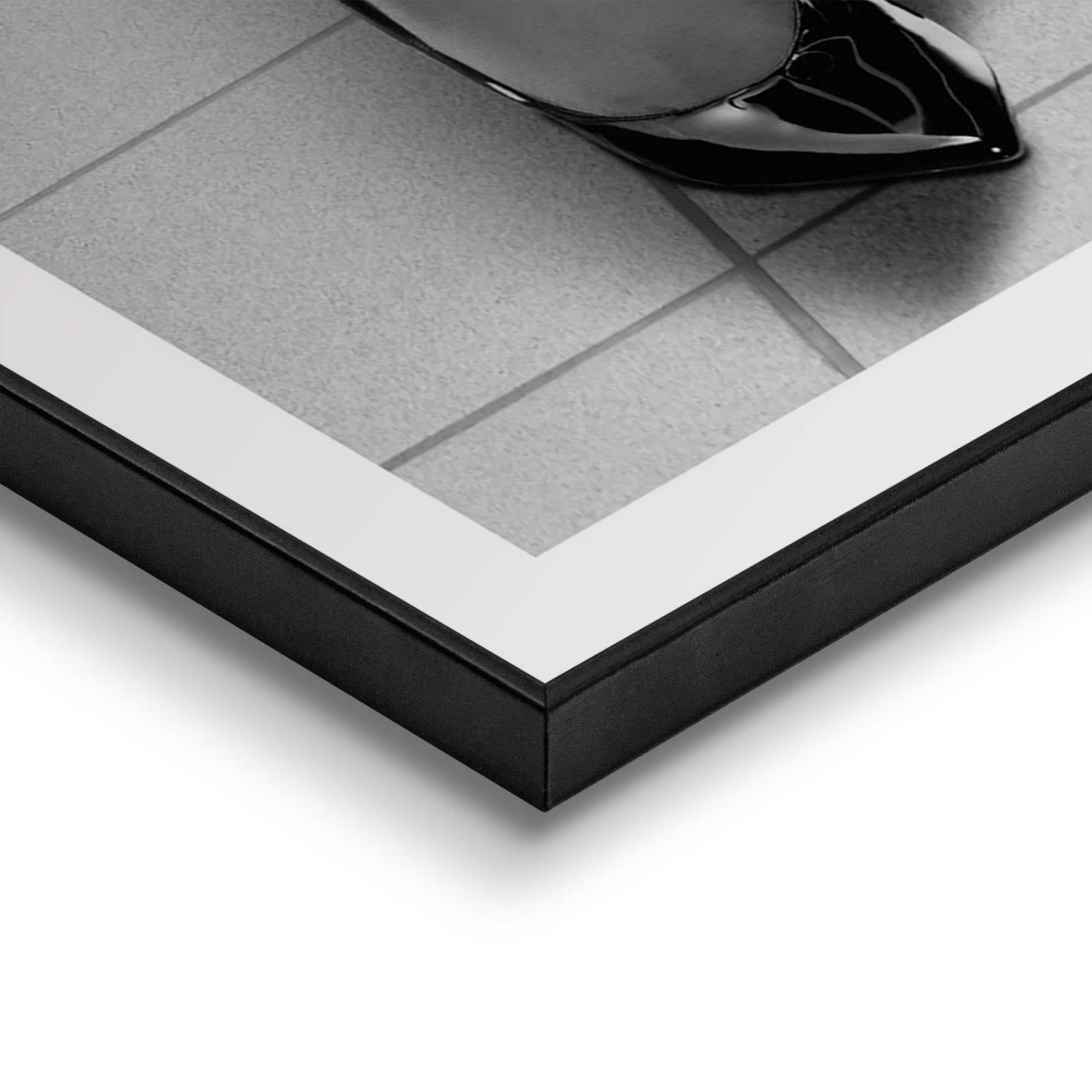 Reinders! Poster »Toilet Fashion« Toilette - Frau - Glamour - Schwarz-Weiss - MDF - Menschen - 50x70 cm