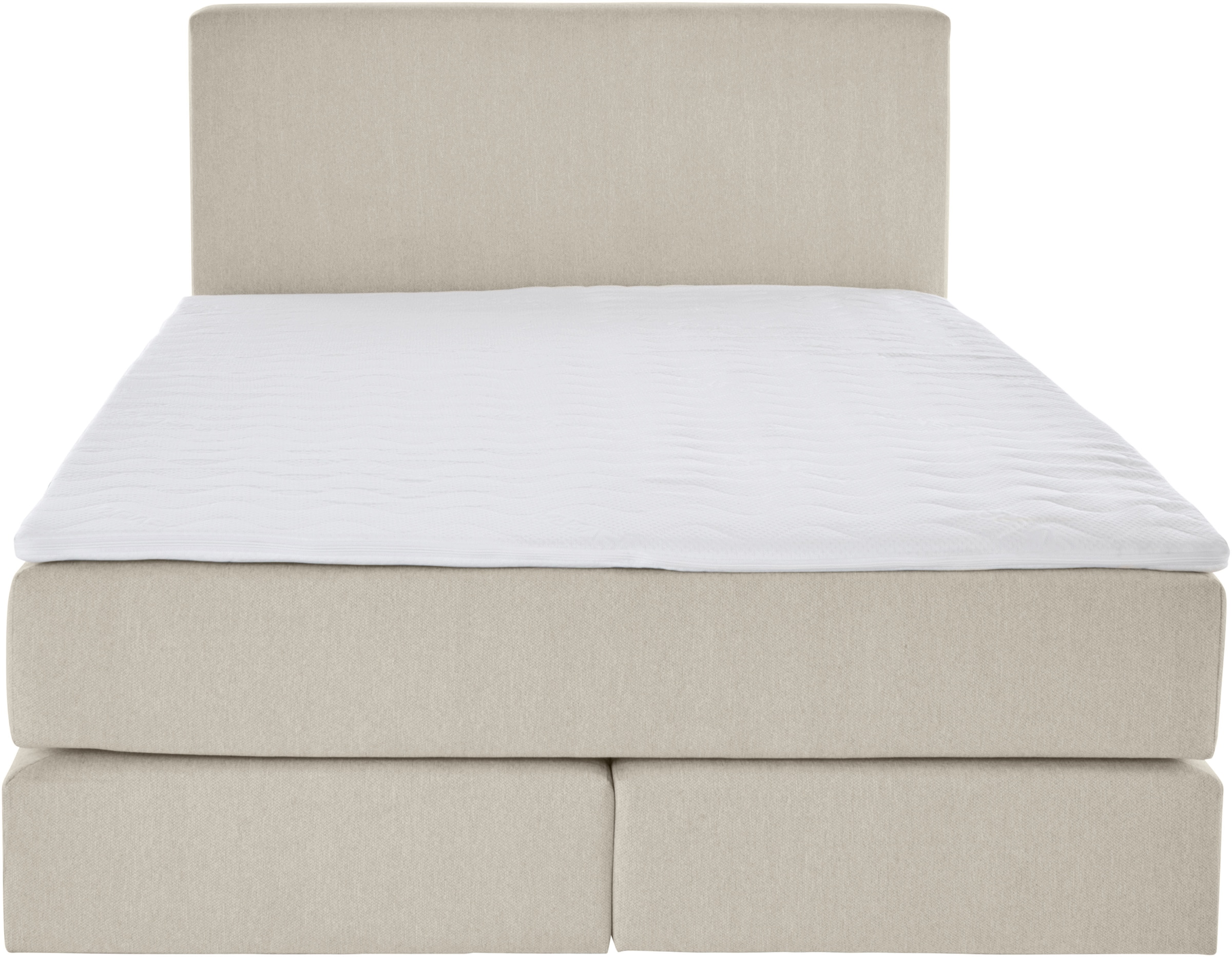 LeGer Home by Lena Gercke Lit boxspring »Zalia erhältlich in verschiedenen Breiten, inkl. Toppper« wahlweise mit Bonnell- oder 7-Zonen-Tonnentaschenfederkern