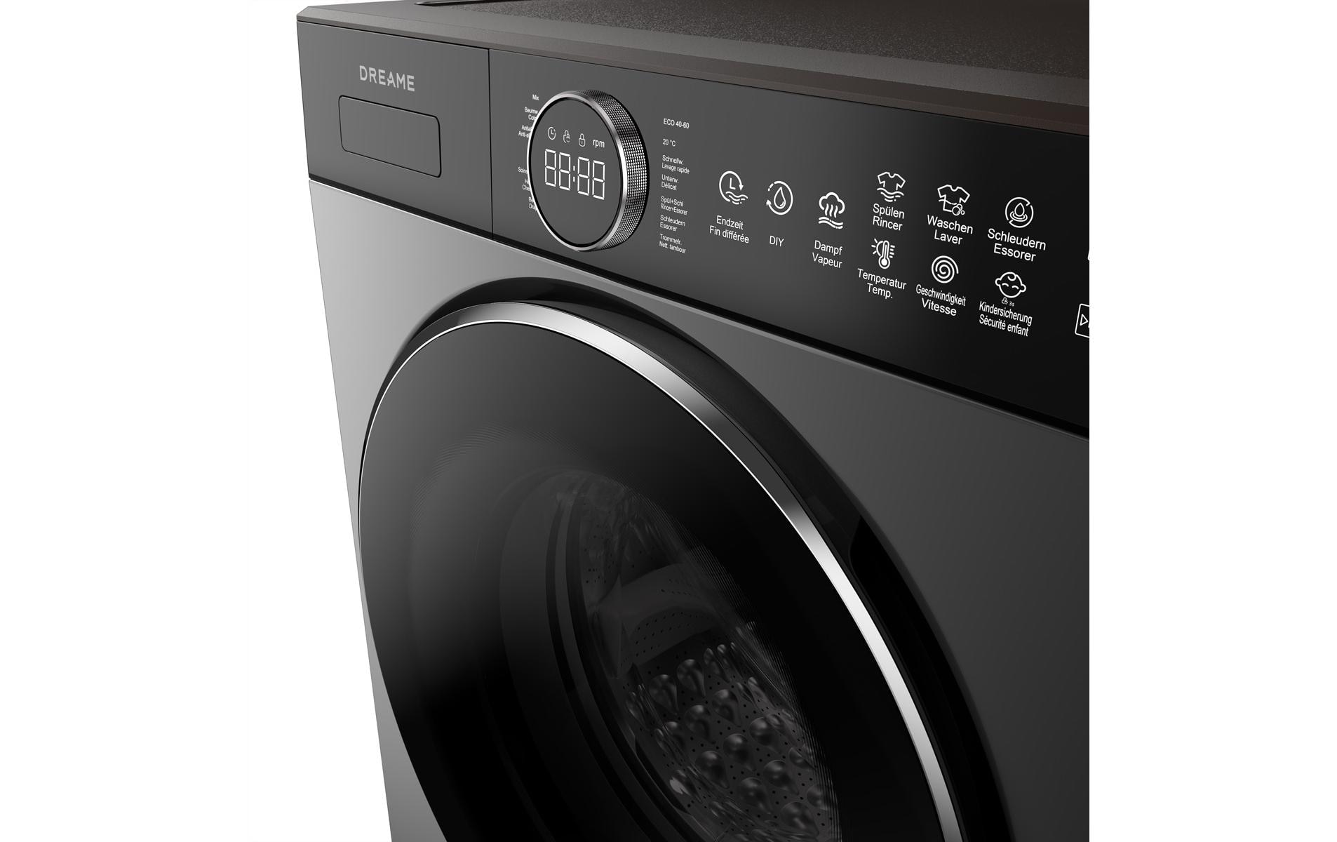 Dreame Waschmaschine »DWF09M70DAEU« 9 kg 1400 U/min Automatikpflege, Hygieneprogramm, Inverter-Motor