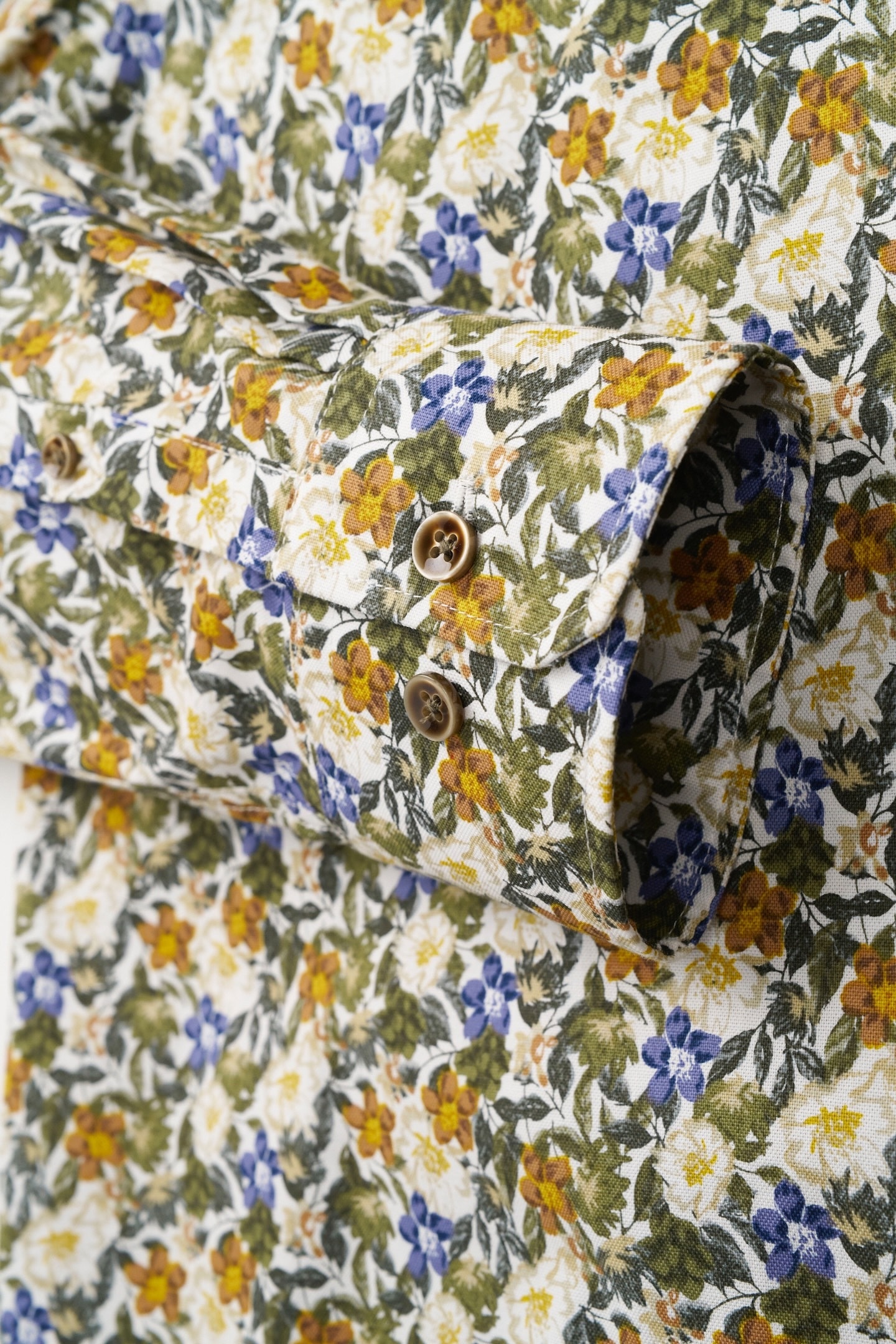 bugatti Chemise à manches longues mit Button-Down-Kragen