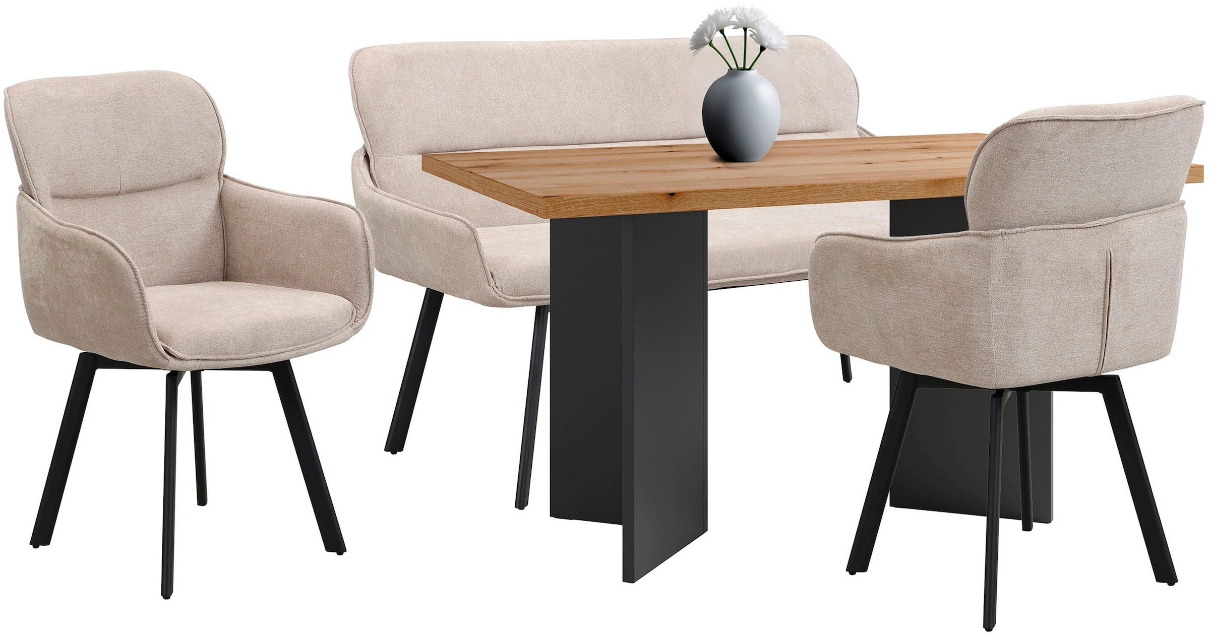 byLIVING Esszimmerstuhl »Rico« (Set) 2 Stk.360 Grad drehbar in verschiedenen Farben erhältlich