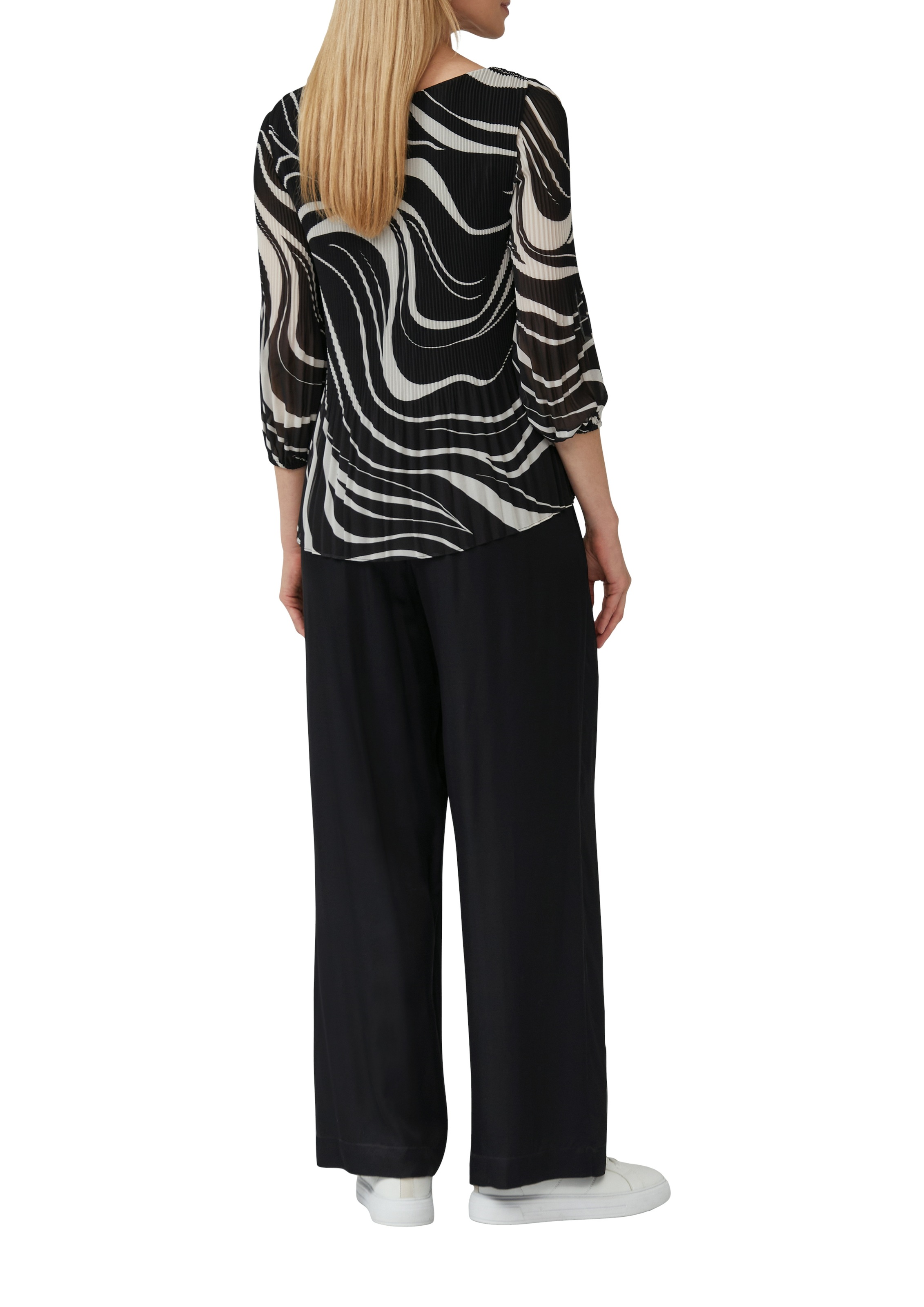 s.Oliver BLACK LABEL Blouse classique mit All-Over Print