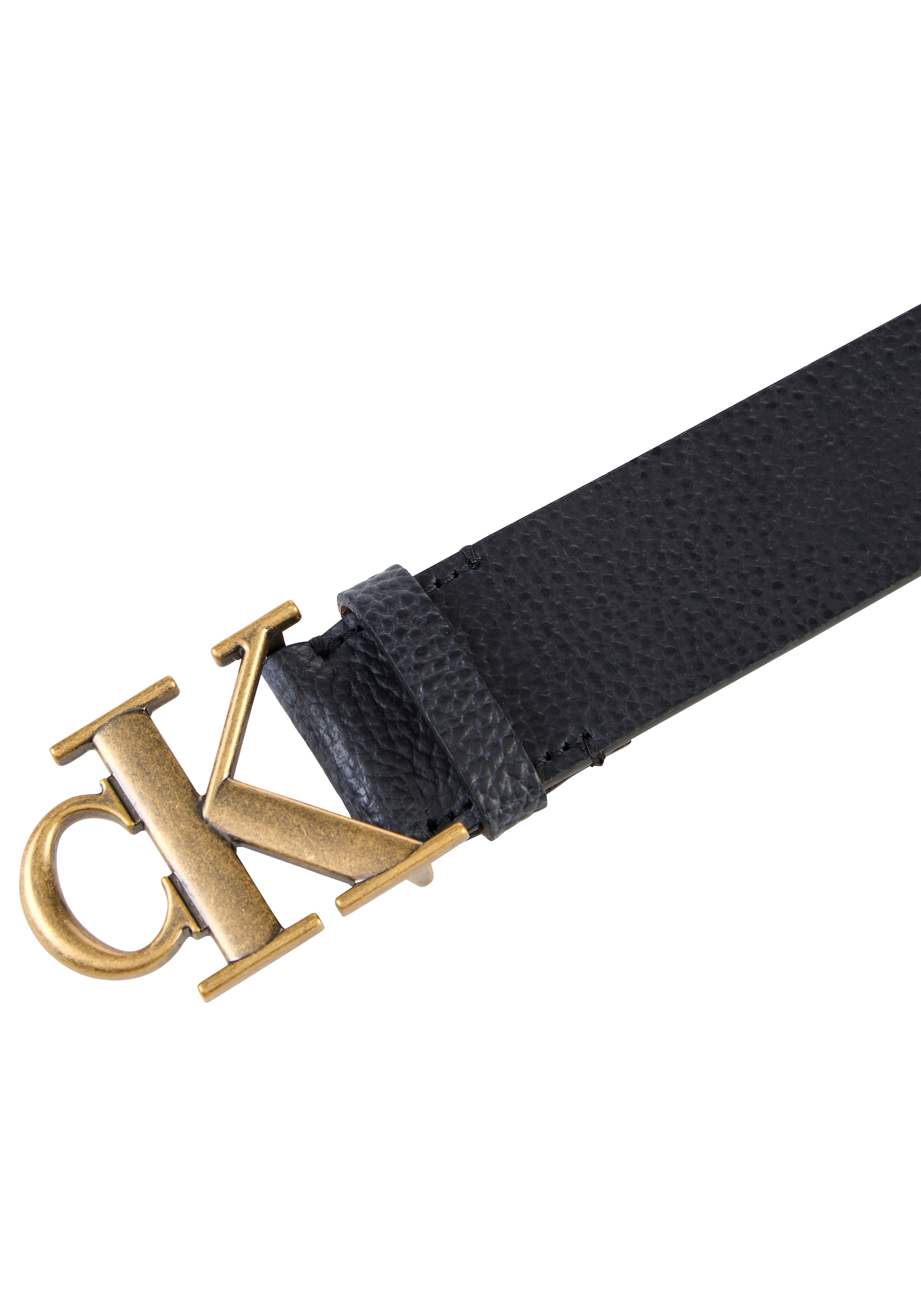 Calvin Klein Ledergürtel »CK BUCKLE PEBBLE 40MM« Regular fit und grössenverstellbar
