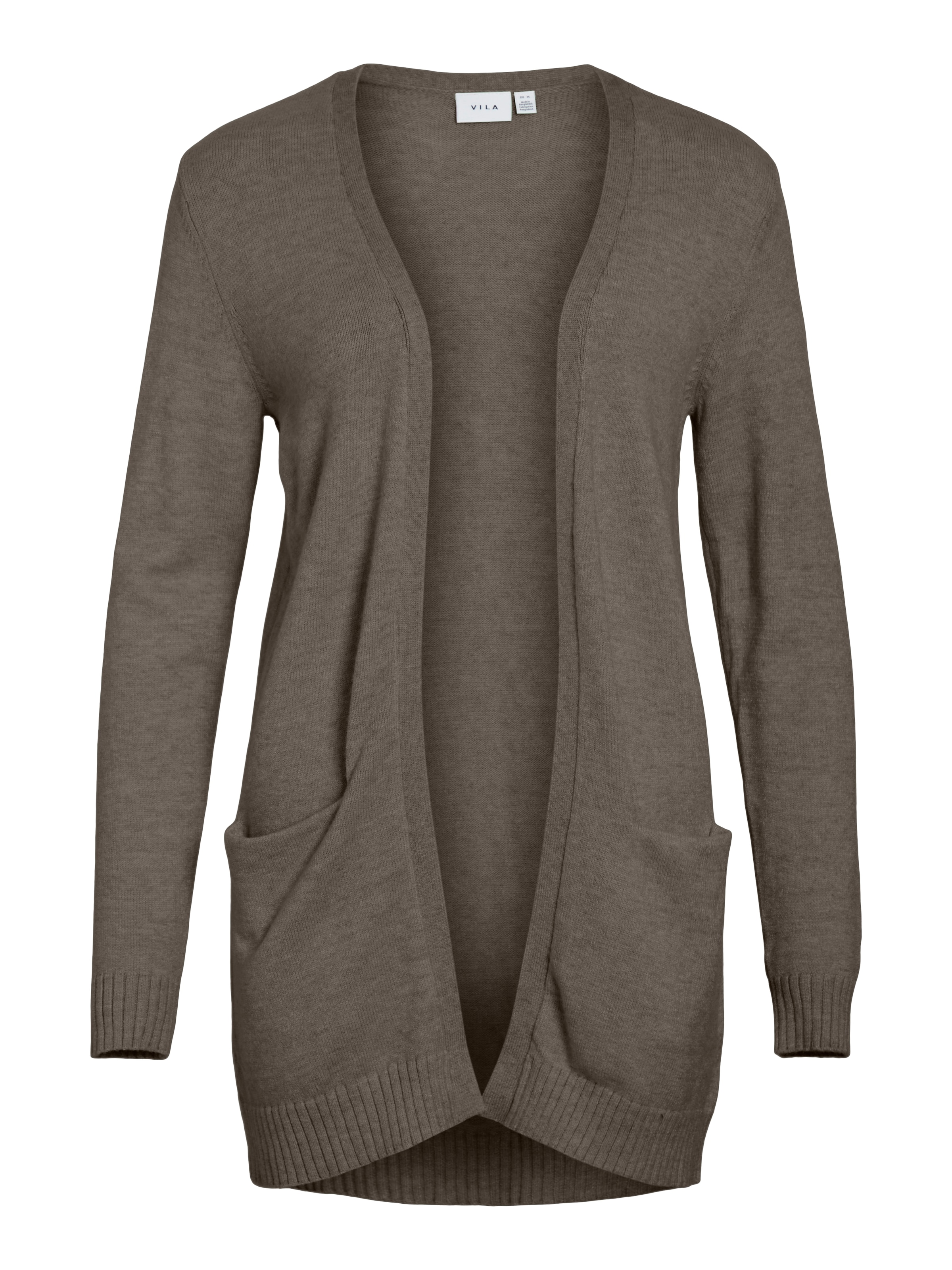 Vila Veste en tricot »VIRIL OPEN L/S KNIT CARDIGAN - NOOS« Viskosemischung, regular fit