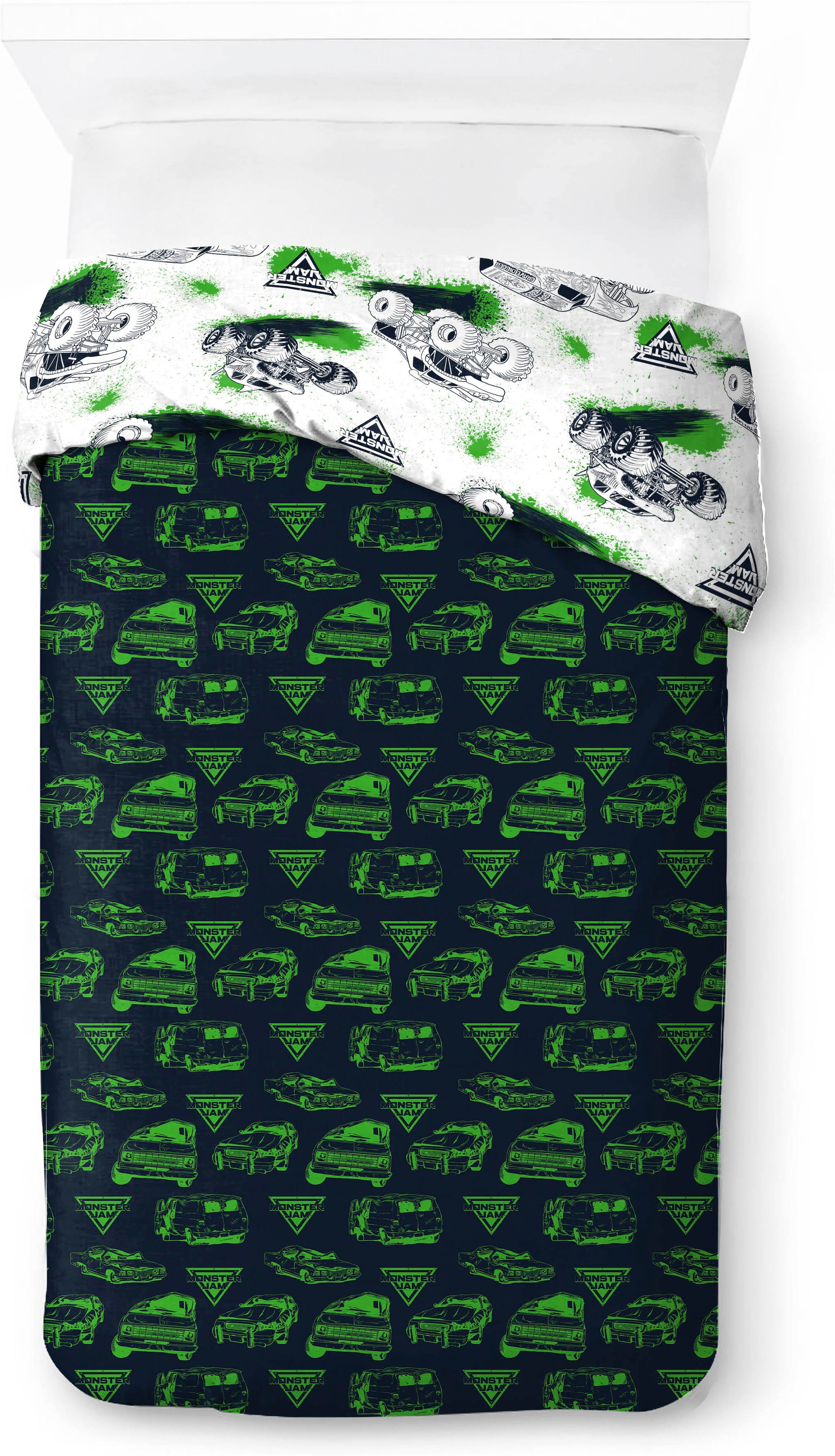   Linge de lit pour enfants »Monster Jam Splat« 2 100% coton