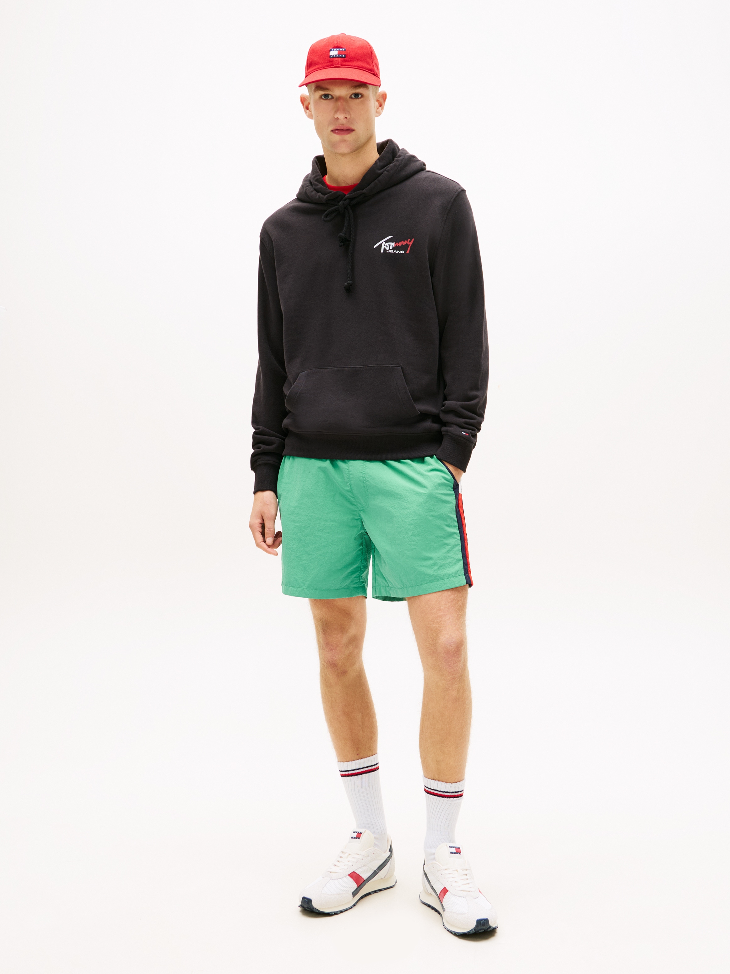 Tommy Jeans Sweat à capuche »TJM REGULAR ENTRY SIGN«, coupe régulière, avec cordon de serrage
