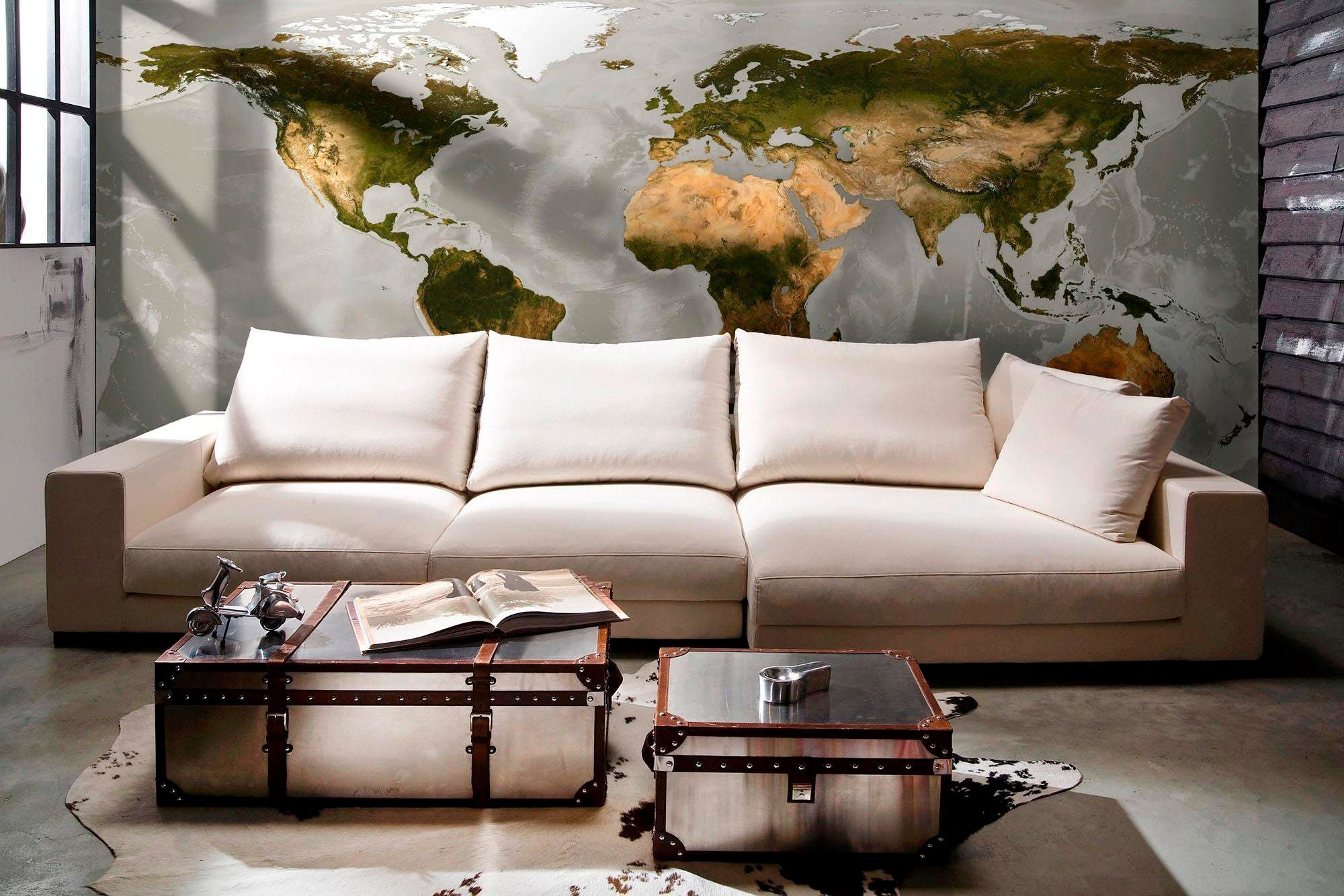 Komar Vliestapete »Digitaldruck Vlies -  World - Grösse 500 x 250 cm« bedruckt glatt Wohnzimmer, Schlafzimmer