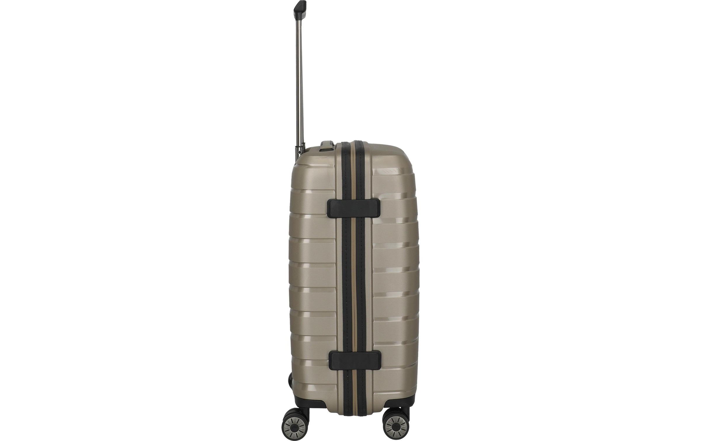 travelite Trolley »AIR BASE Reisekoffer Hartschale« 35 l 4 Rollen kratzresistenter Oberfläche und cleverer Innenaufteilung