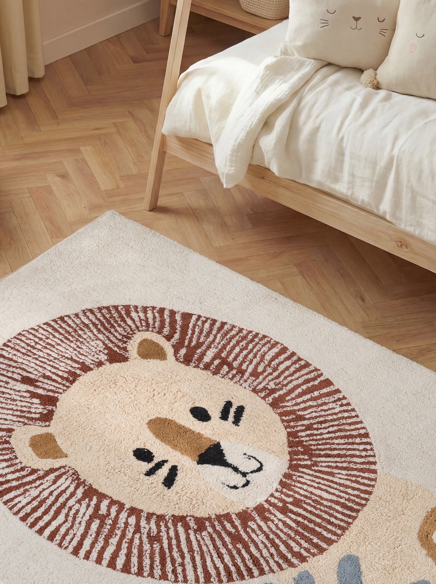 HANSE Home Tapis pour enfants »Leander« Rectangulaire 10 mm Höhe lavable, fait main, doux, antidérapant, tapis de jeu pour chambre d'enfant
