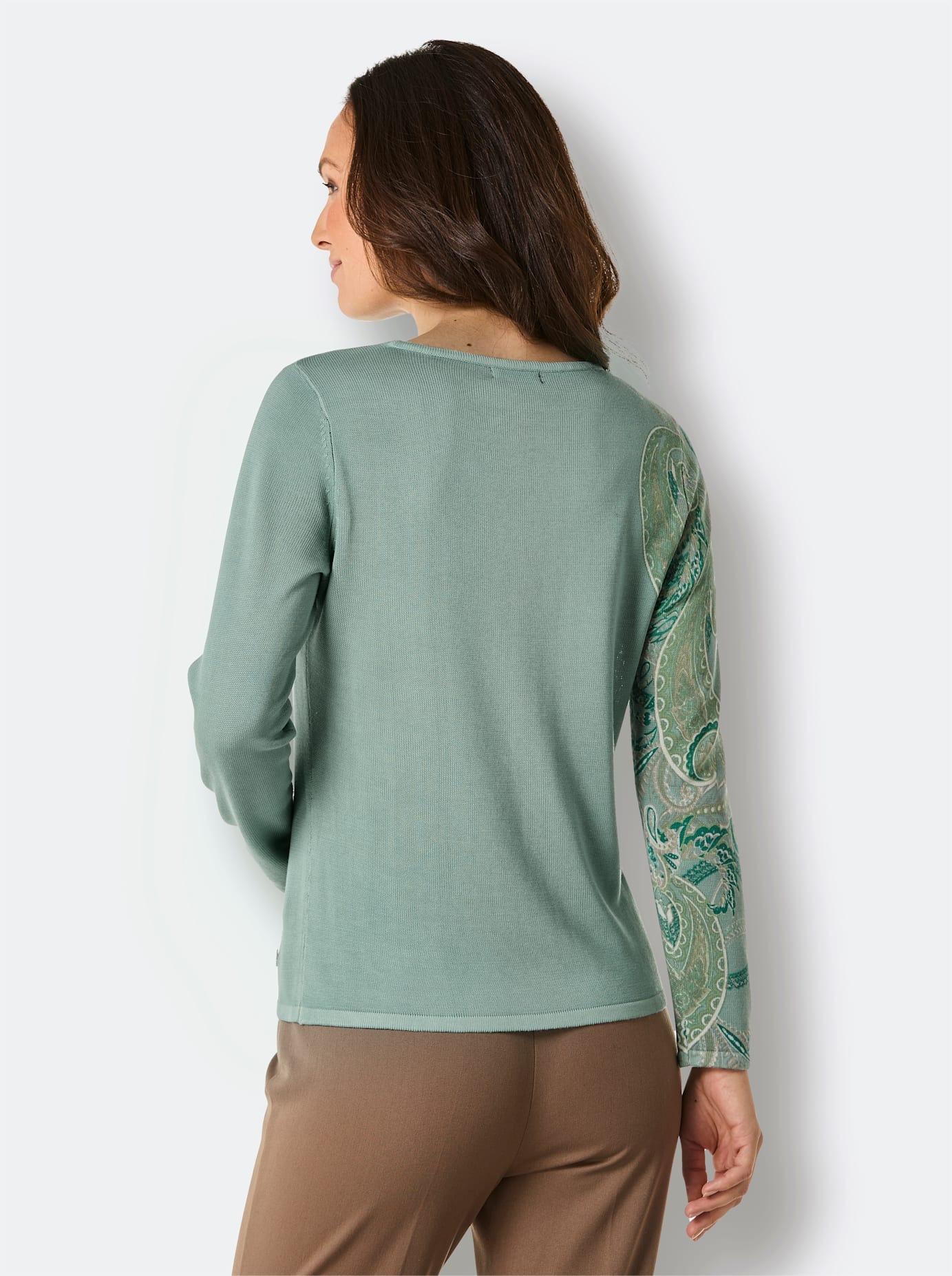 CREATION L PREMIUM Pull en tricot »Merino-Lyocell-Pullover«