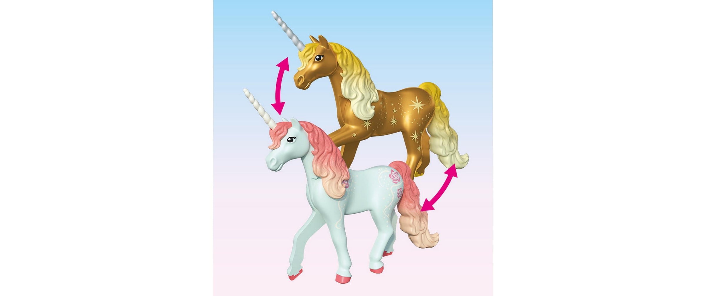 Playmobil® Konstruktions-Spielset »Sammeleinhorn, Himmelsrose mit Fee (71841), Princess Magic«