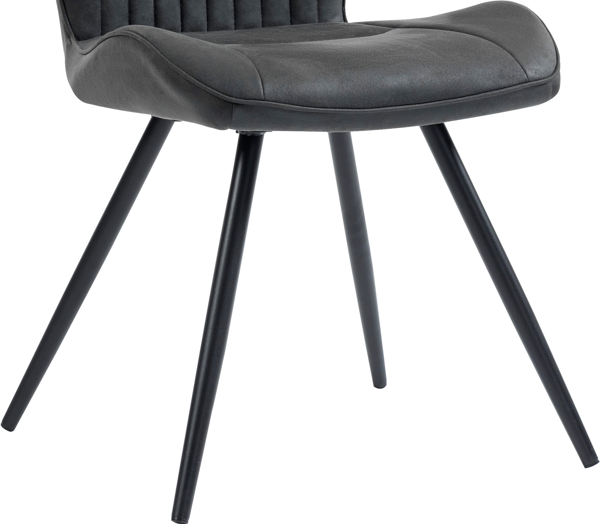 Duo Collection Chaise de salle à manger »Zoe Esszimmerstuhl, 4er-Set« (Ensemble) 4 cuisrevêtement robuste en tissu ou microfibre, avec poignée