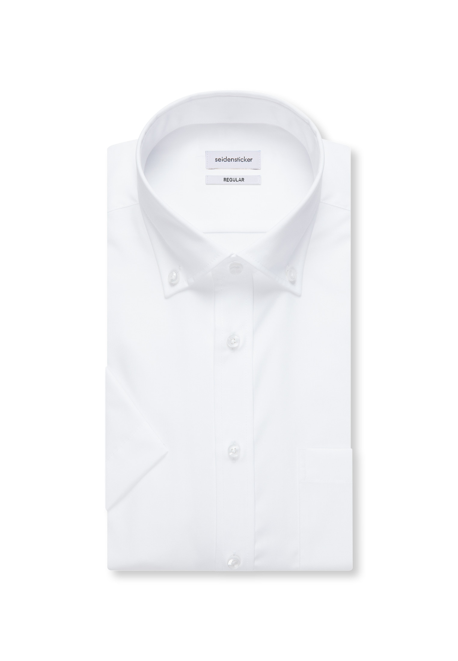 seidensticker Businesshemd »Schwarze Rose«, Regular 1/2 Button-Down-Kragen Uni
