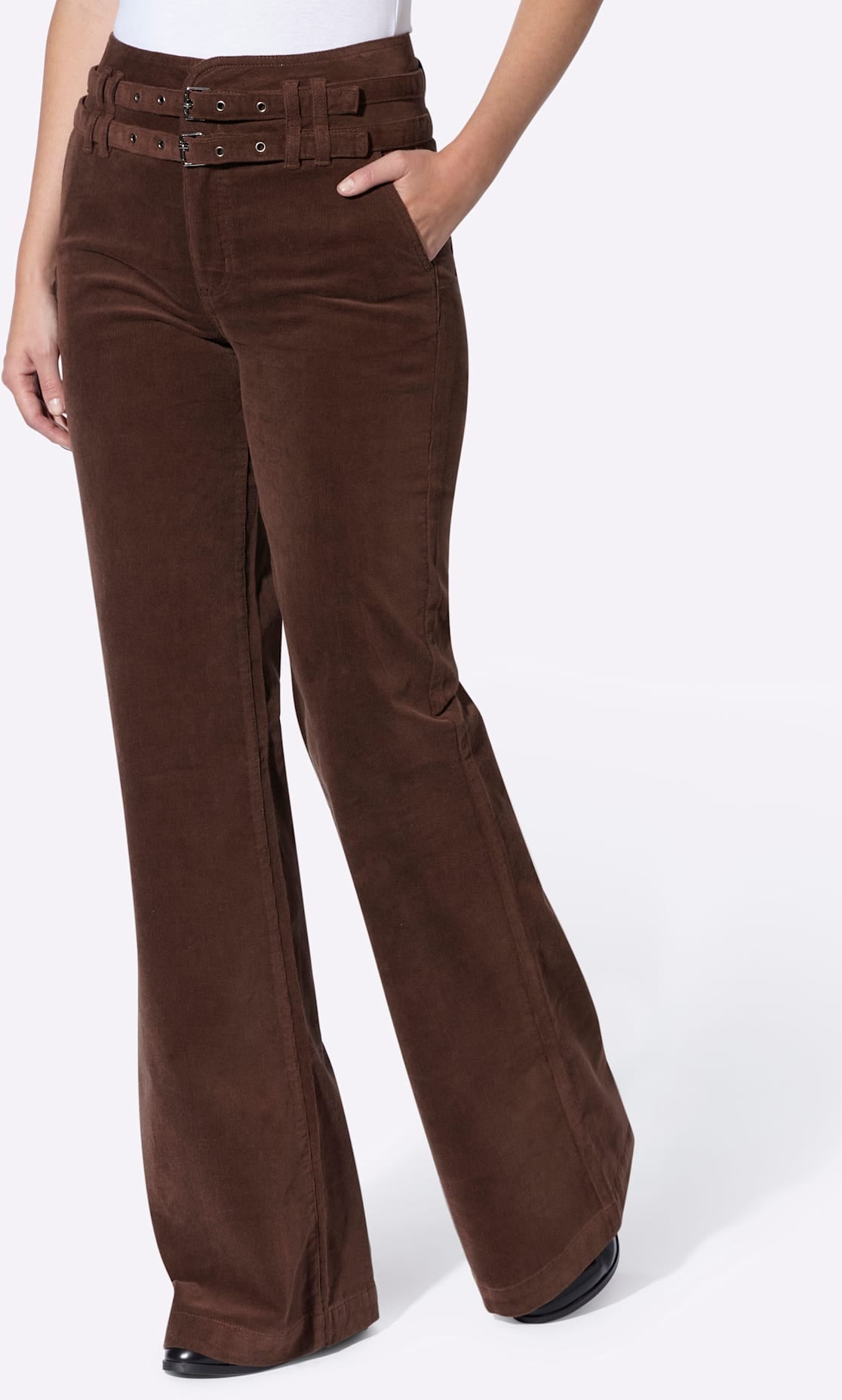 heine Pantalon en velours côtelé