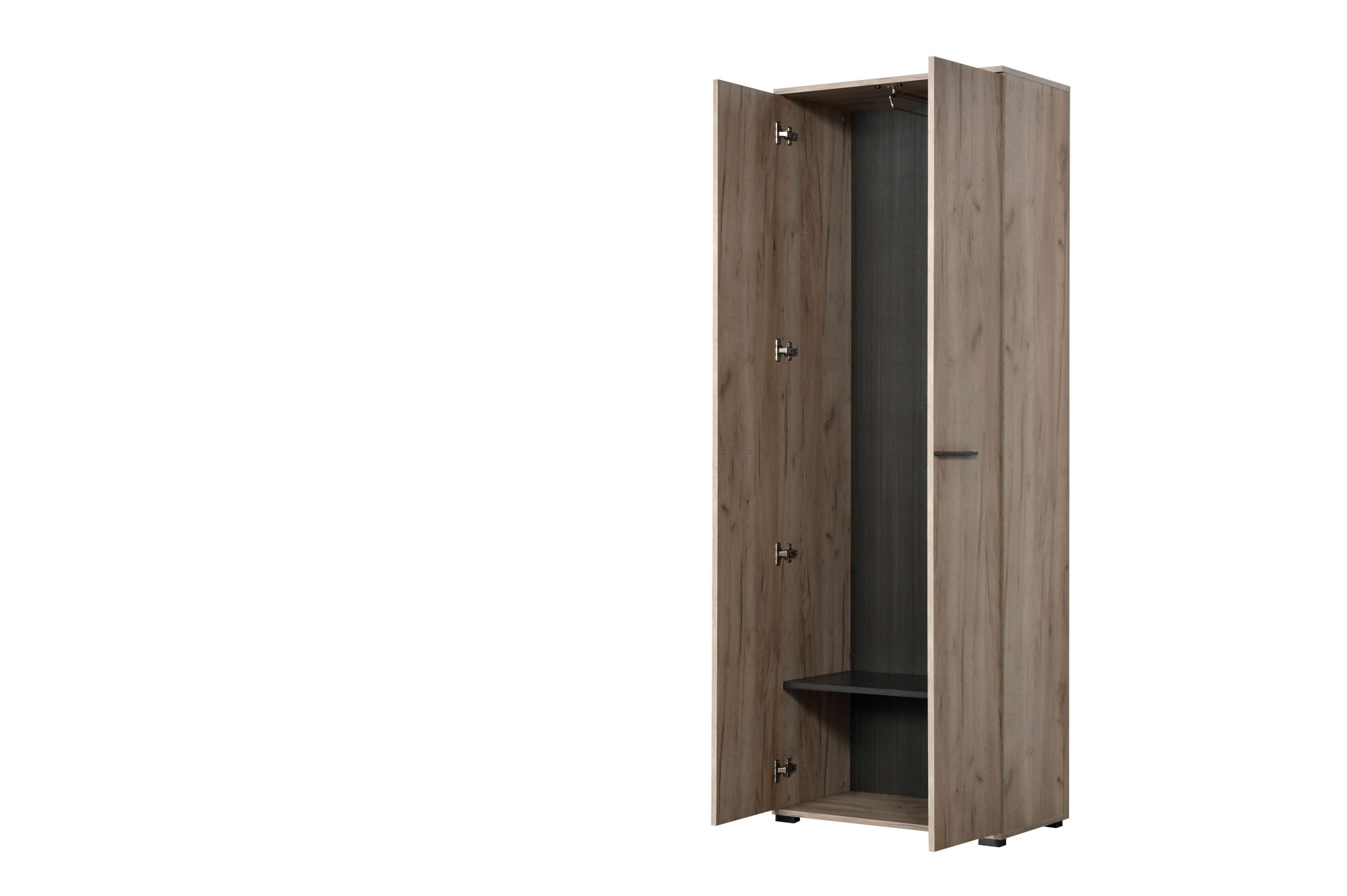 Home affaire Armoire vestiaire »Lorca Drehtürenschrank, Dielenschrank , Flurschrank, Mehrzweckschrank« Design moderne effet chêne avec chants ABS, 2 portes