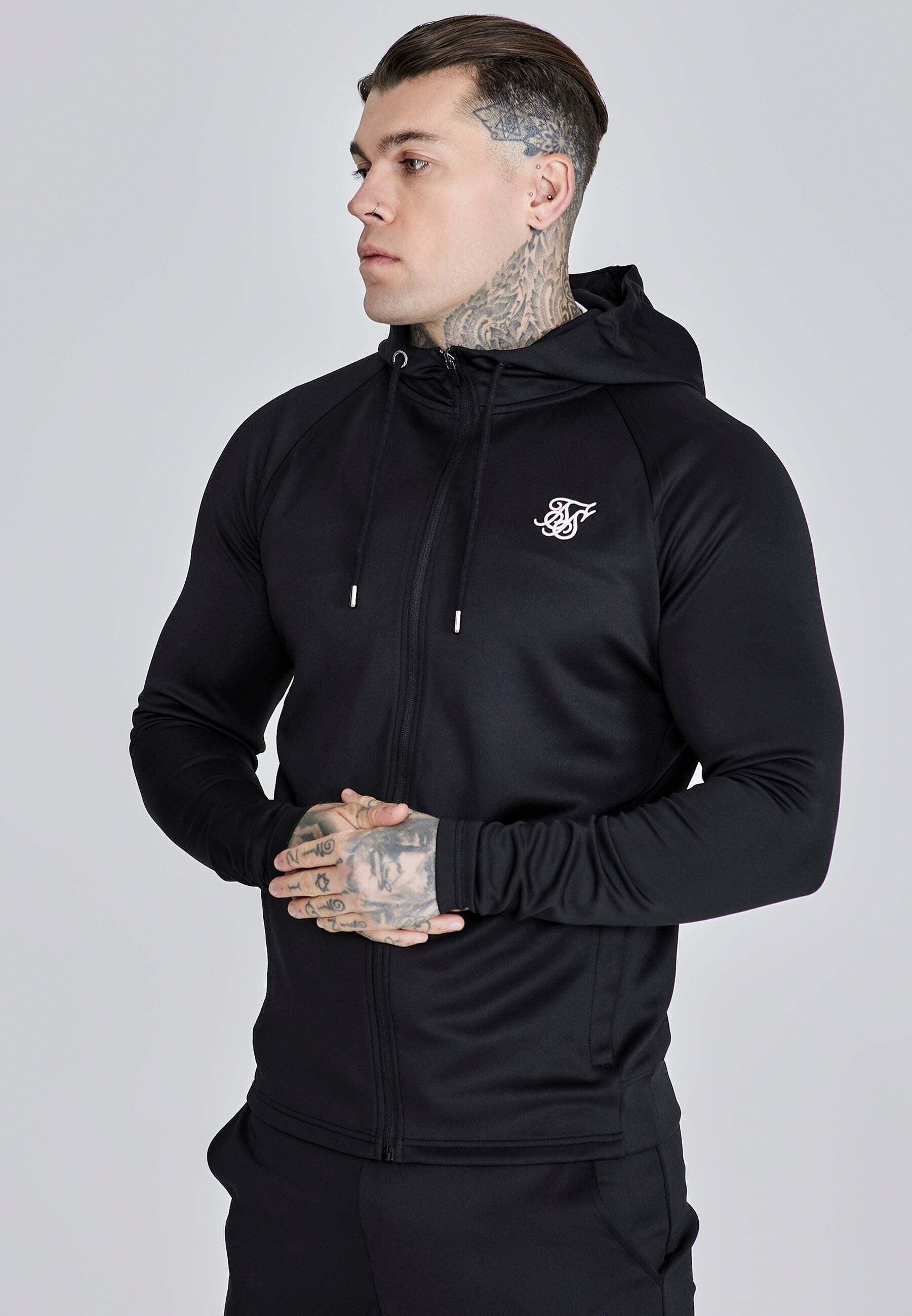 Siksilk Loungeanzug »Siksilk Kleidungsset Hoodie and Joggers Set«