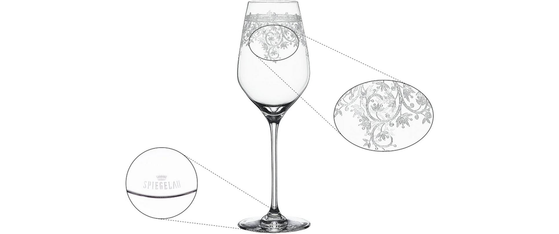 Eulenspiegel Weissweinglas »Spiegelau Weissweinglas Arabesque 500 ml, 2 Stück, Transparent« Brillianz
