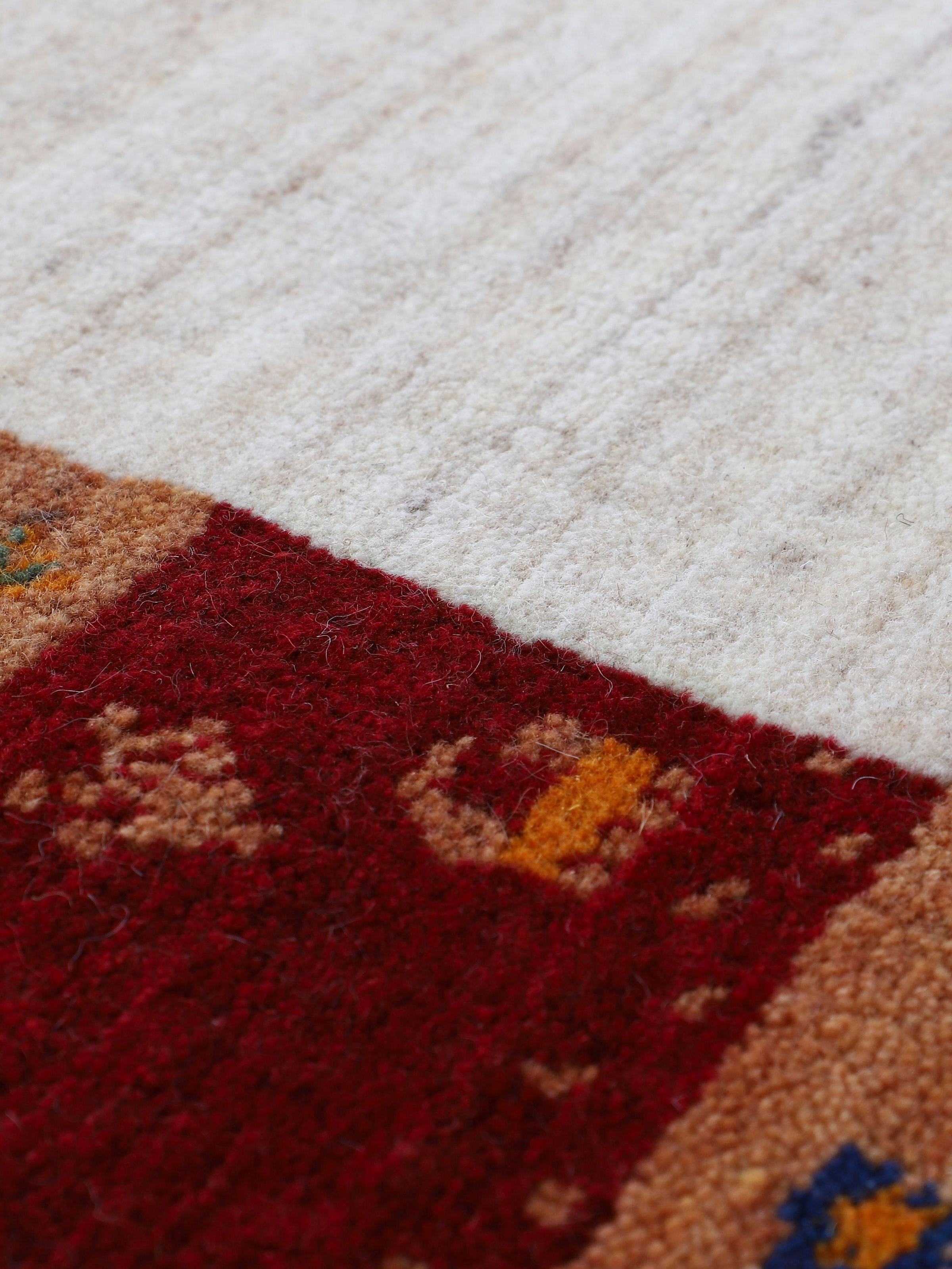 carpetfine Wollteppich »Gabbeh Nura« rechteckig 15 mm Höhe Sehr weicher Flor