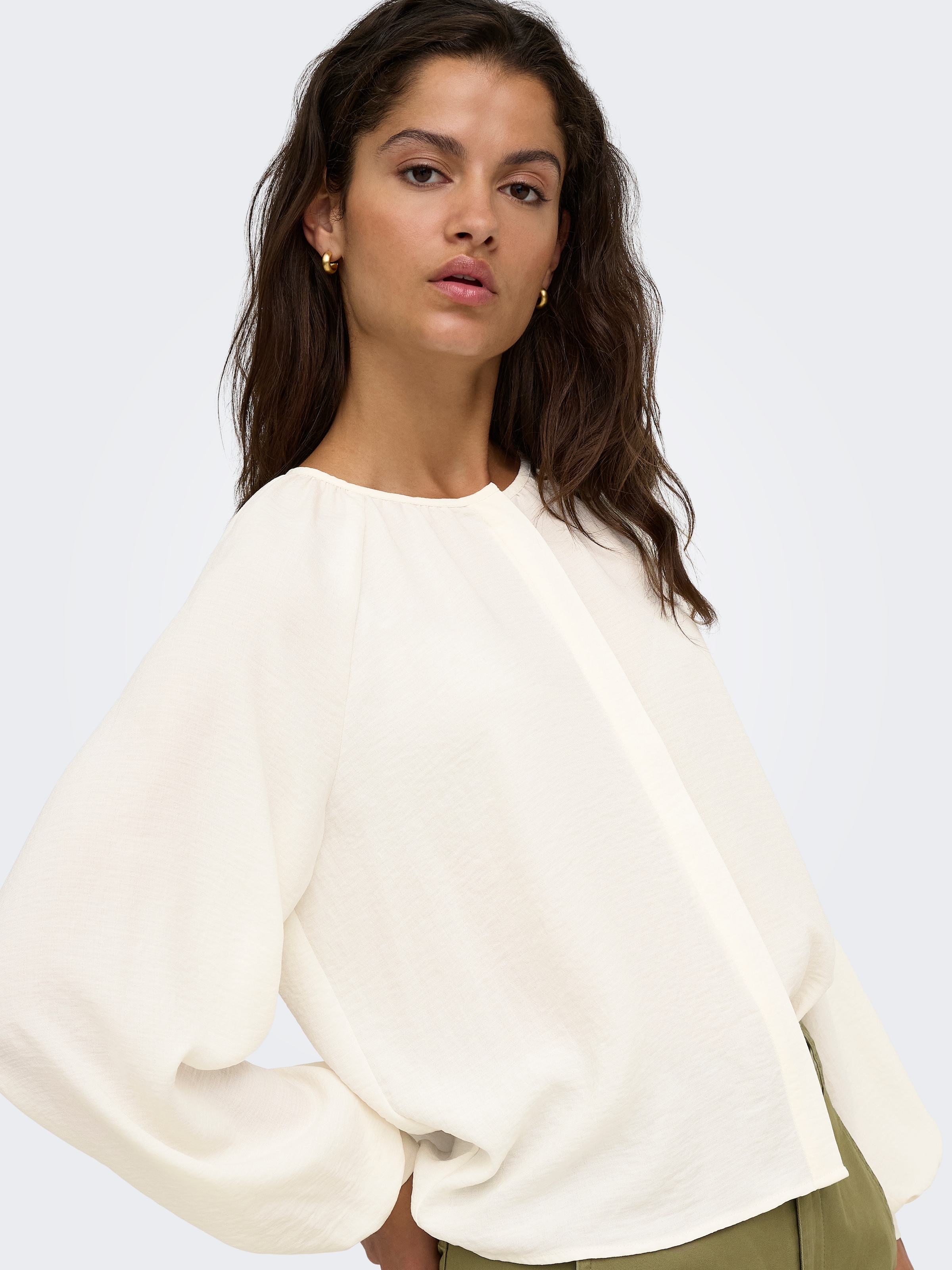 JDY Blouse à manches longues »JDYDIVYA LIFE L/S O-NECK SHIRT WVN« Polyester
