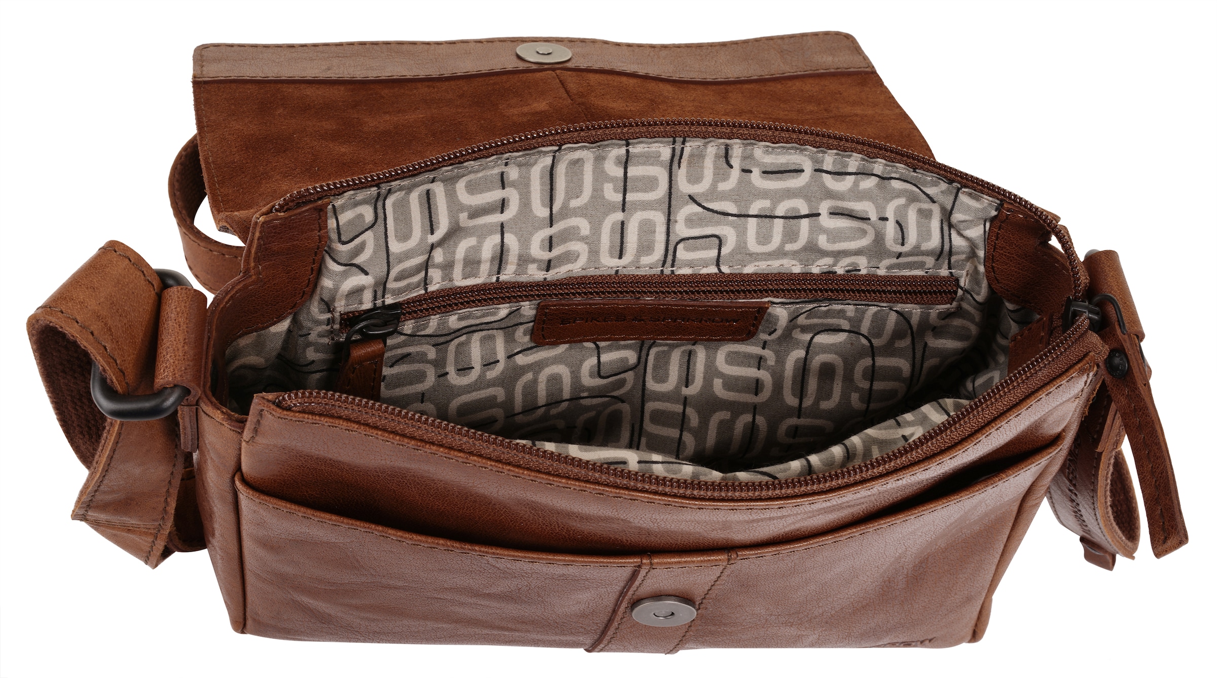 Spikes & Sparrow Sac à bandoulière »CROSS BODY« echt Leder