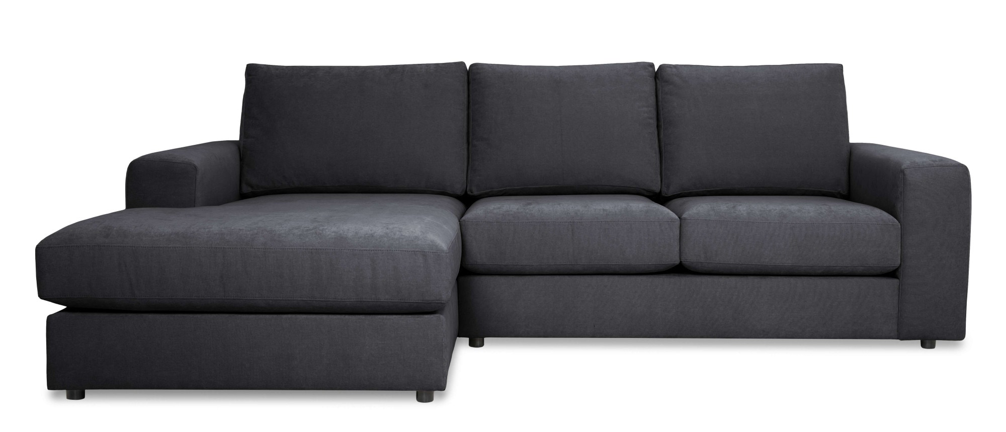 GOODproduct Canapé d'angle »Nivette, weiches Chenille« Breite 269 cm, L-Form, bodentief, mit Wellenunterfederung