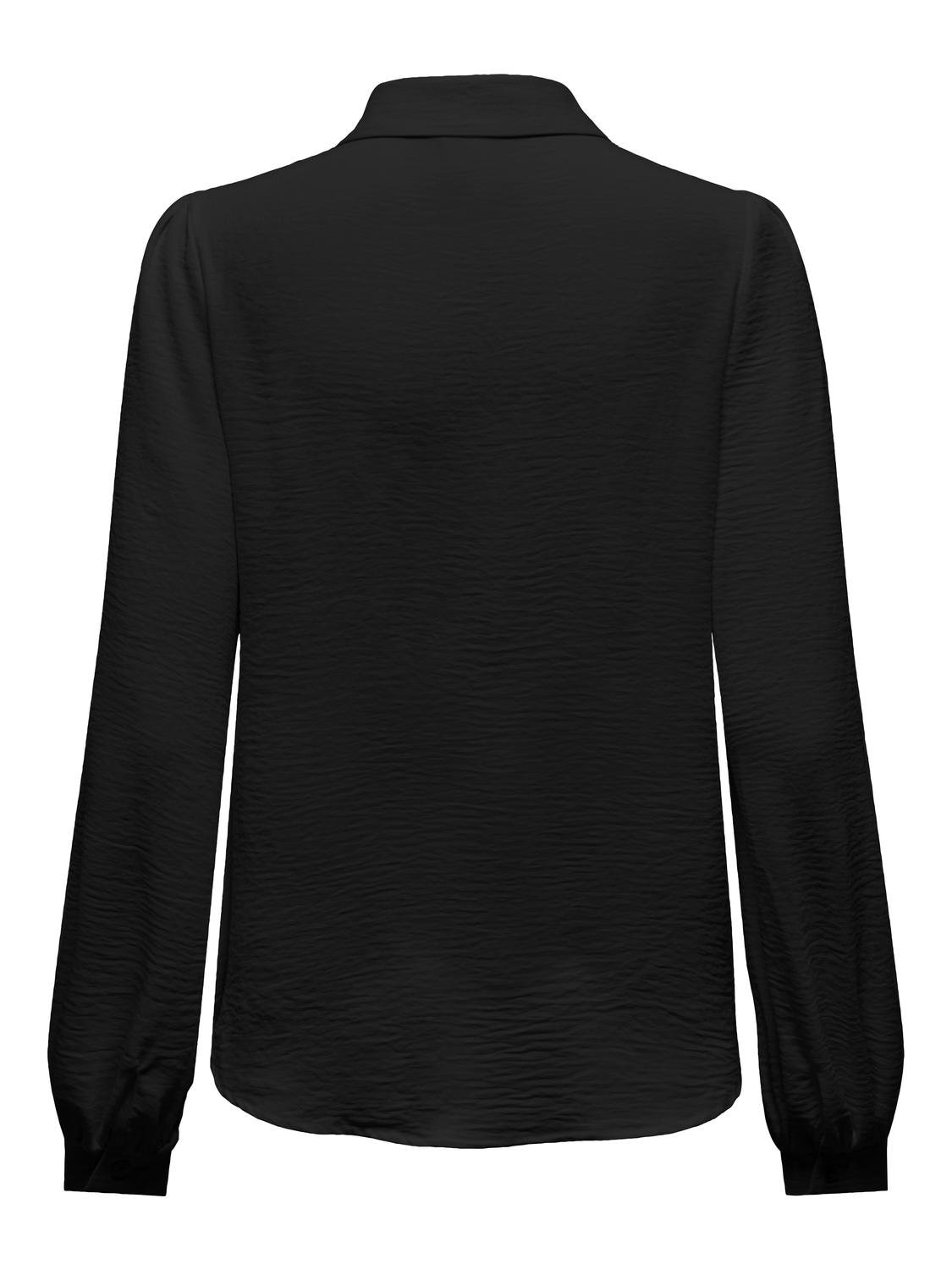 ONLY Blouse chemise »ONLMETTE PEARL LS SHIRT WVN« fibre synthétique, coupe régulière