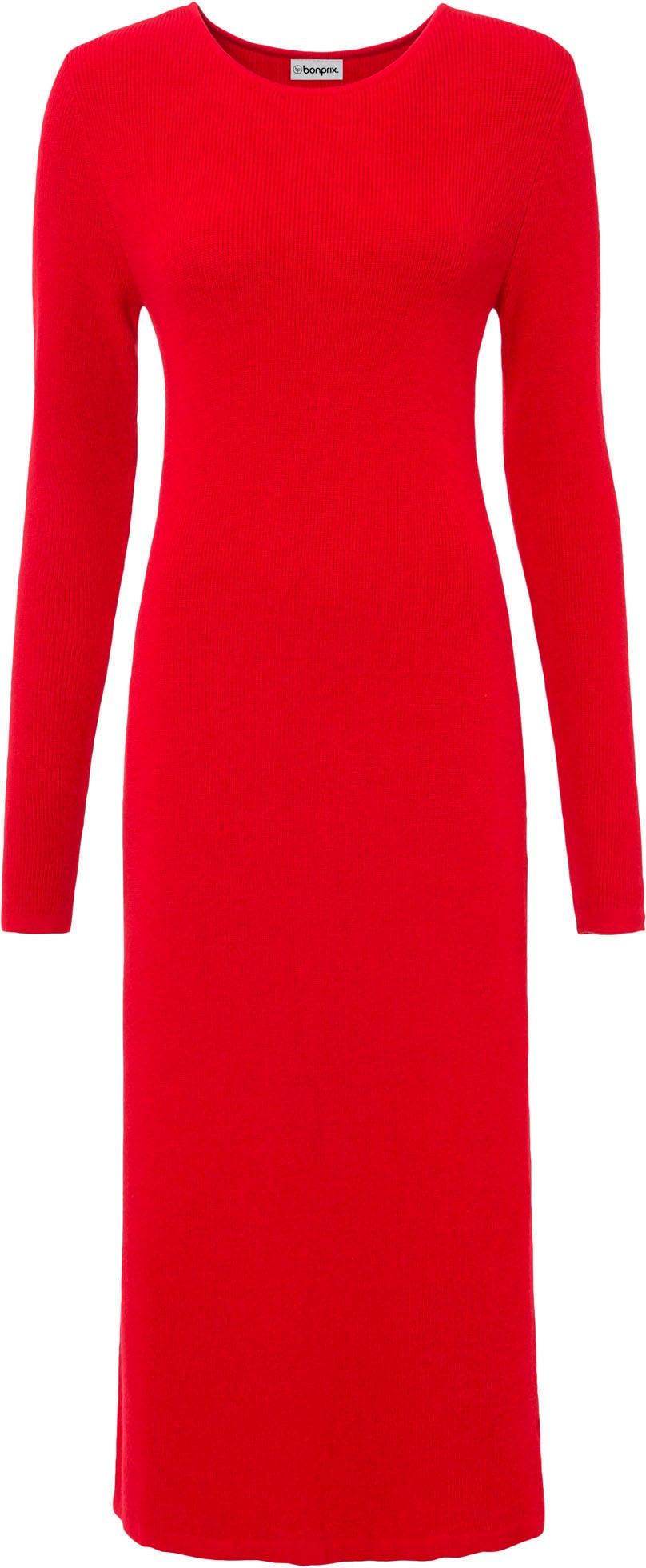 bonprix Robe en tricot für modischen Auftritt, aus Viskose, Polyamid und Polyester