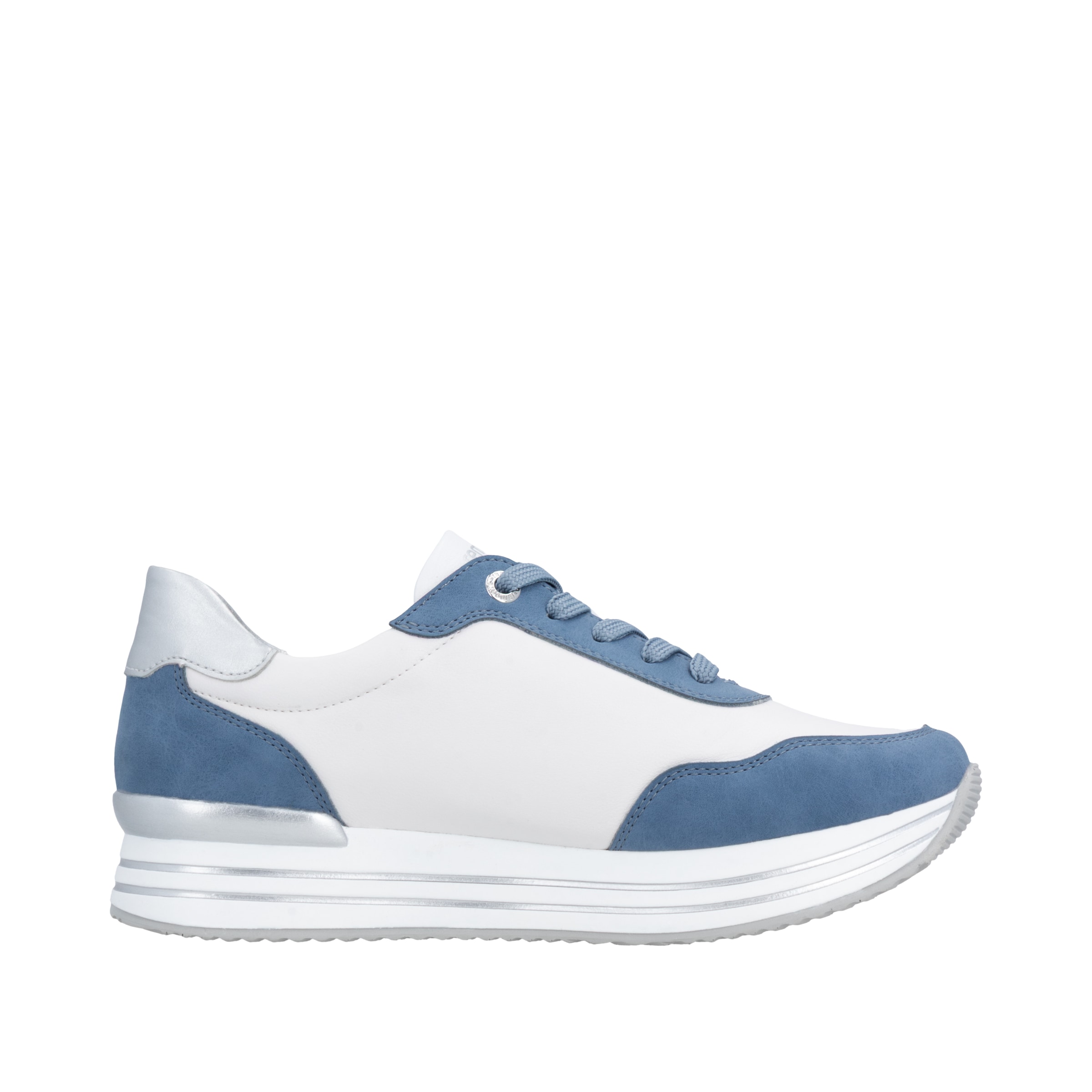 Remonte Plateausneaker  Halbschuh, Schnürschuh mit Metallicdetails und Softfussbett