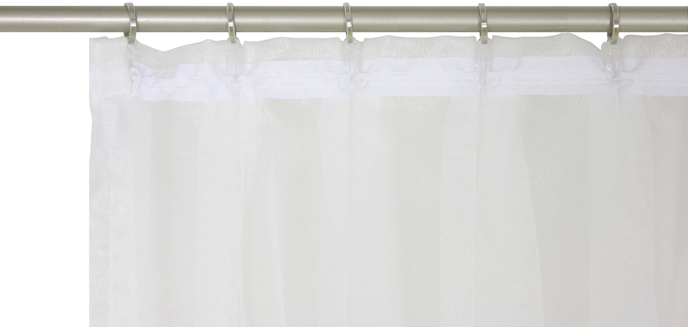 Wirth Gardine »Elena« Faltenband 1 Stk. tlg. veredelt mit echter Plauener Spitze Stickerei, Bogen